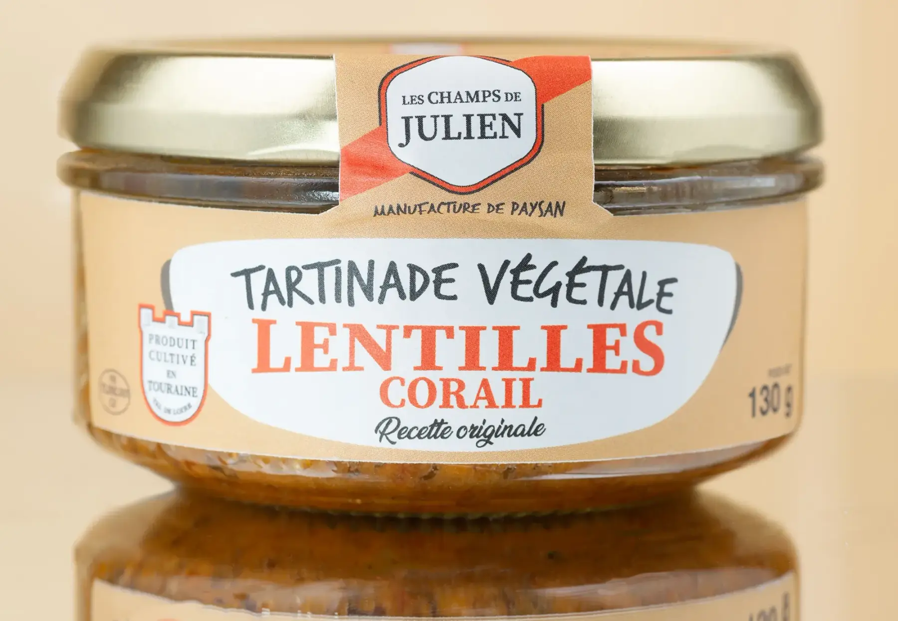 tartinade lentilles corails