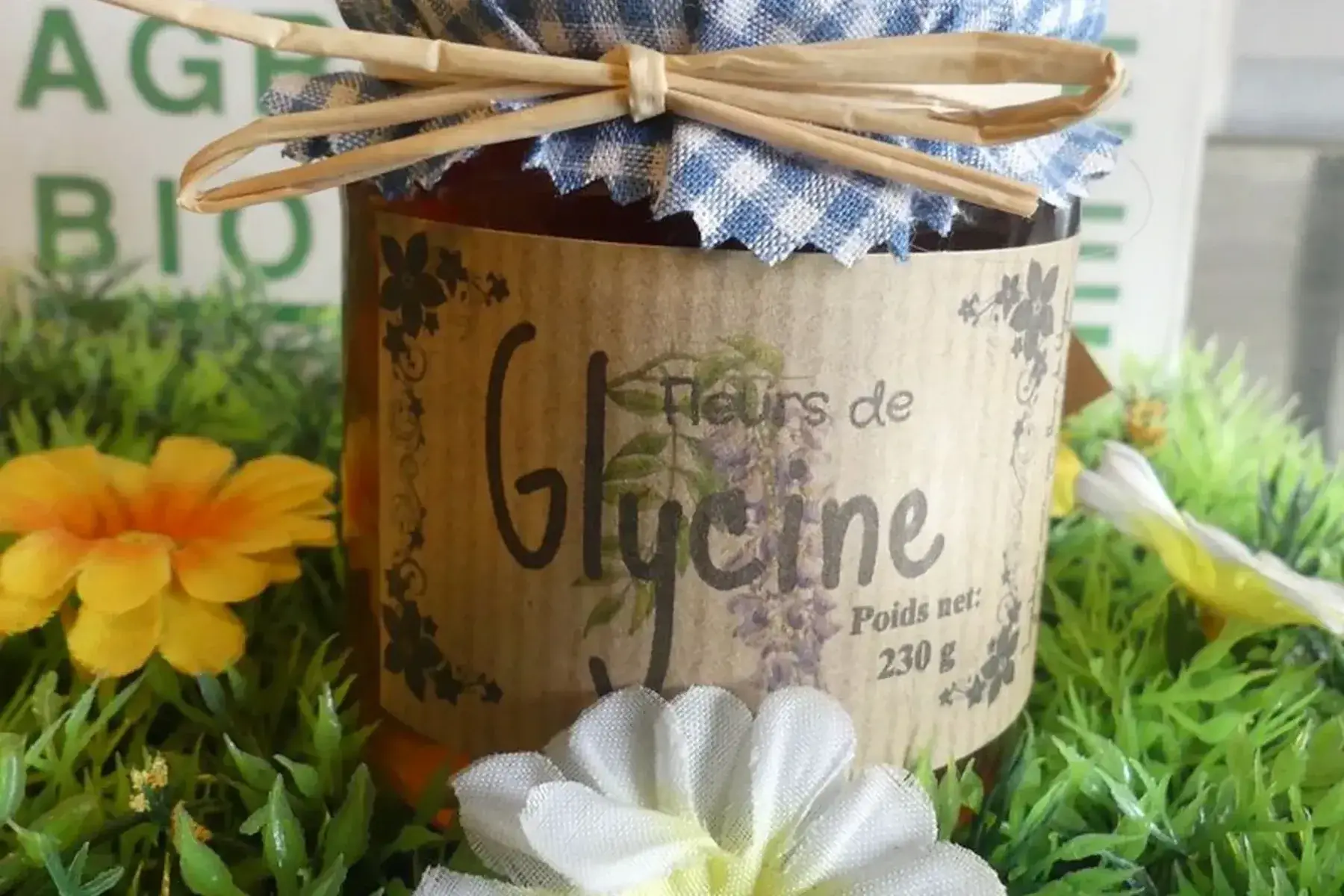 gelée de fleurs de glycine