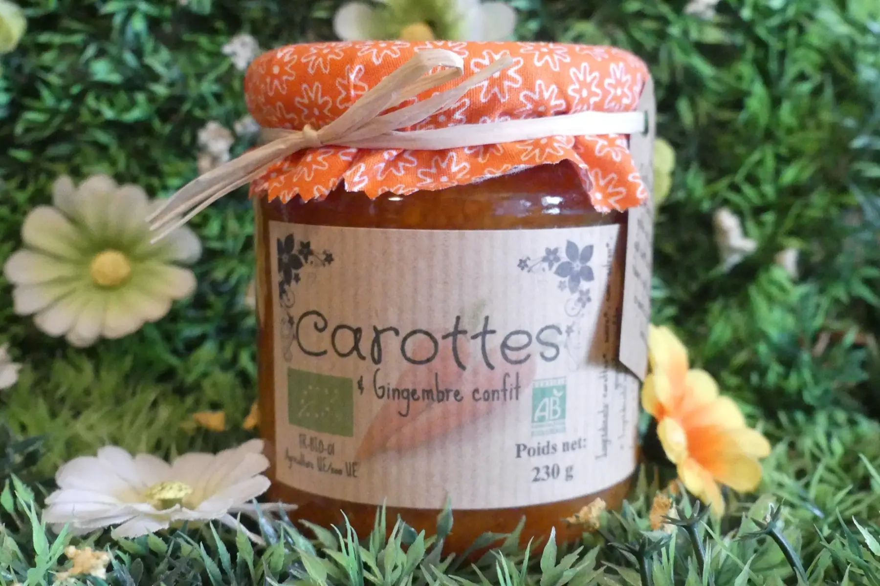 carottes et gingembre confit