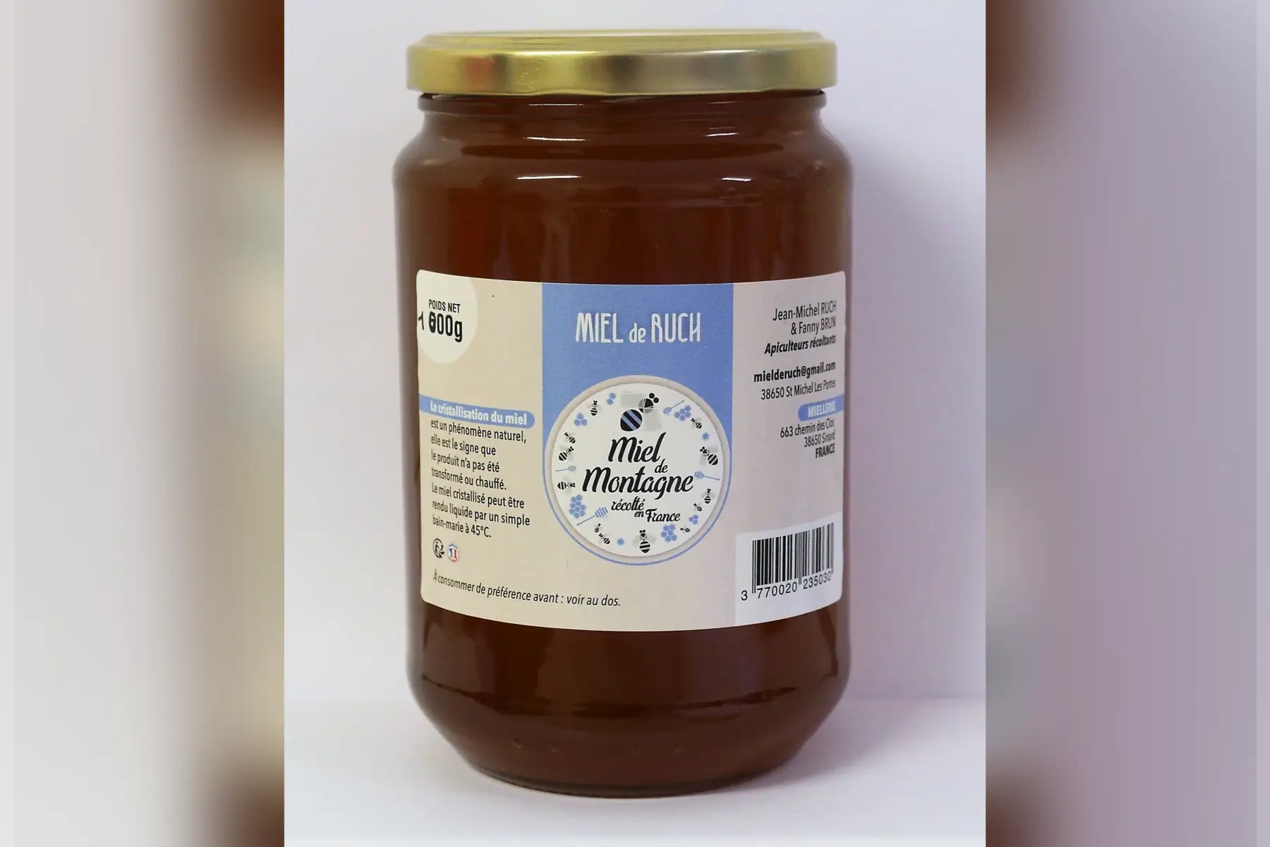 miel de montagne 1kg