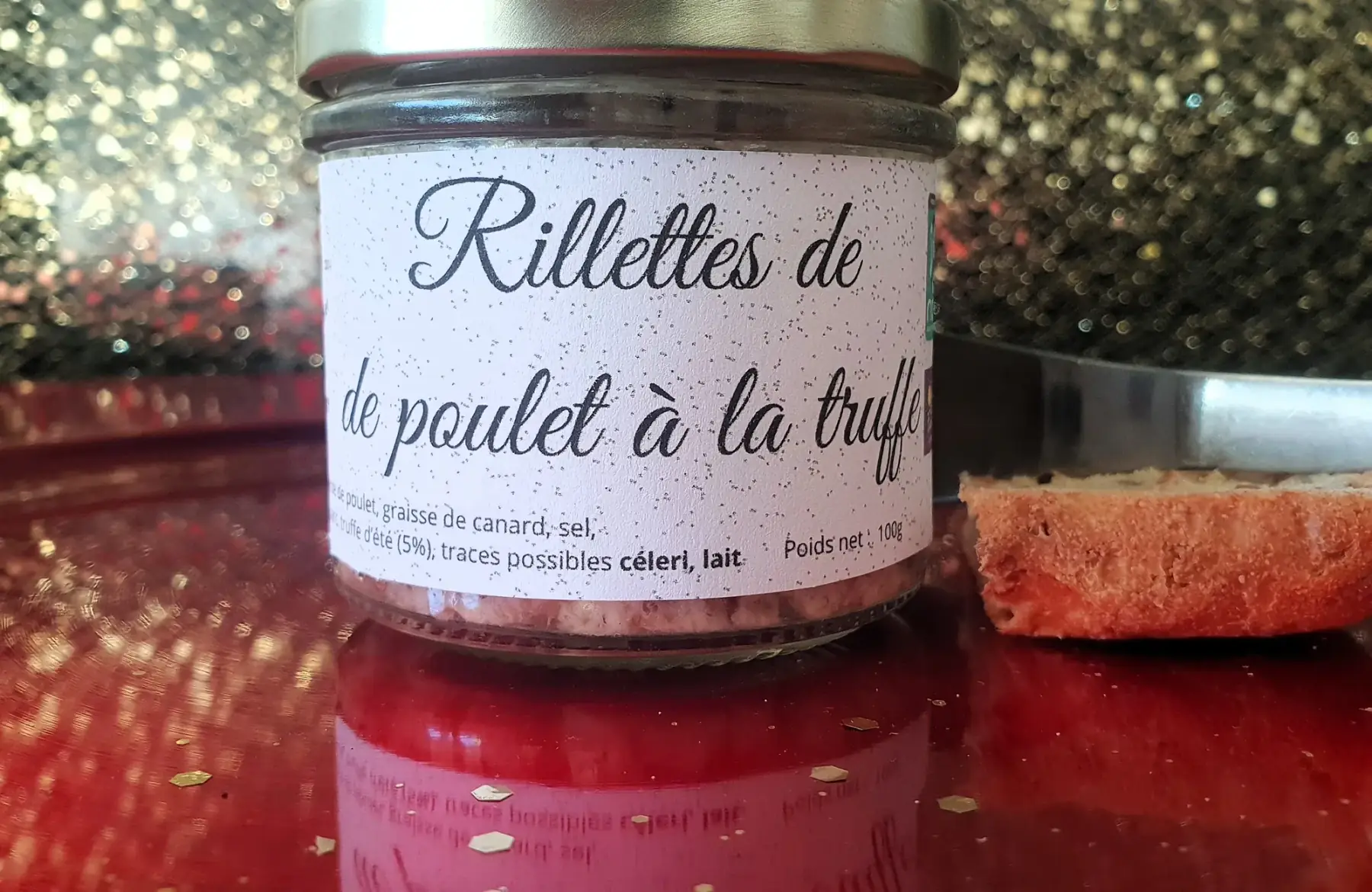 Rillettes de poulet à la truffe