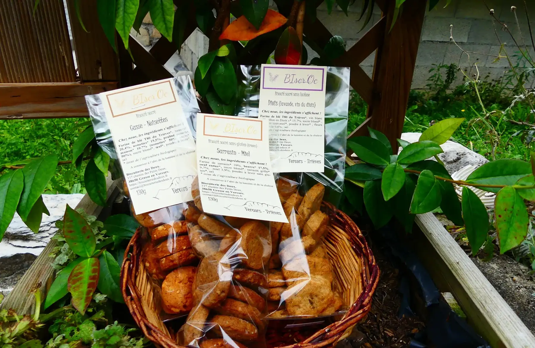 sachet 130 g sablés cannelle gingembre