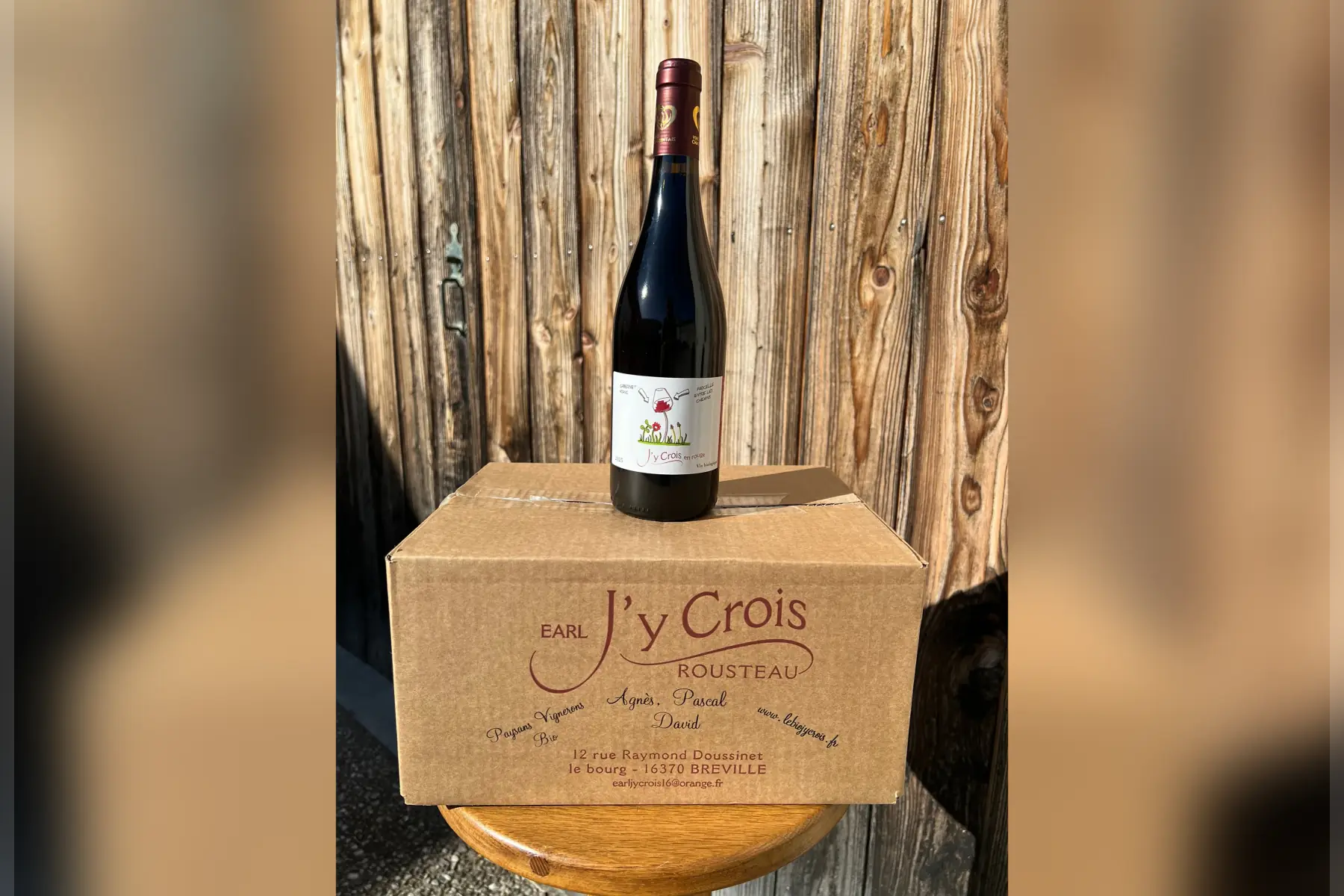 vin rouge j y crois