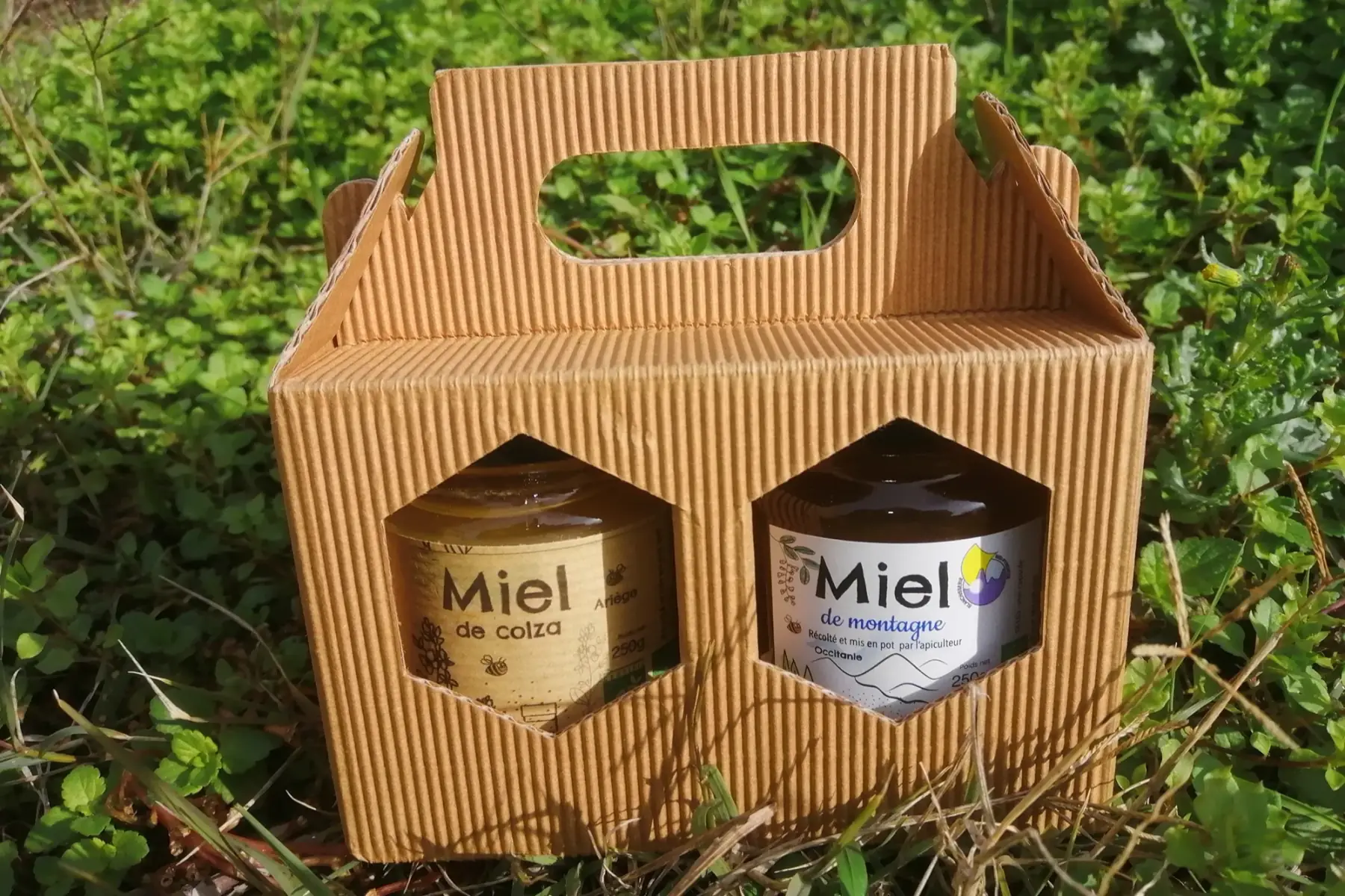 coffret cadeau de 2 pots de 250gr