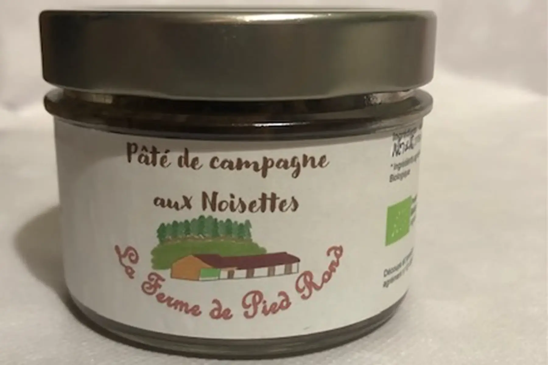 pâté de campagne aux noisettes 180g