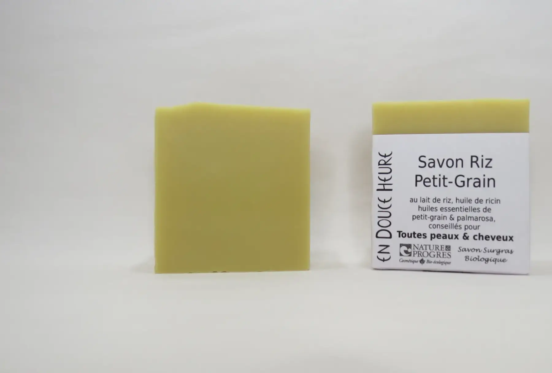 Savon RIZ PETIT GRAIN - Visage, Corps et CHEVEUX - 100g