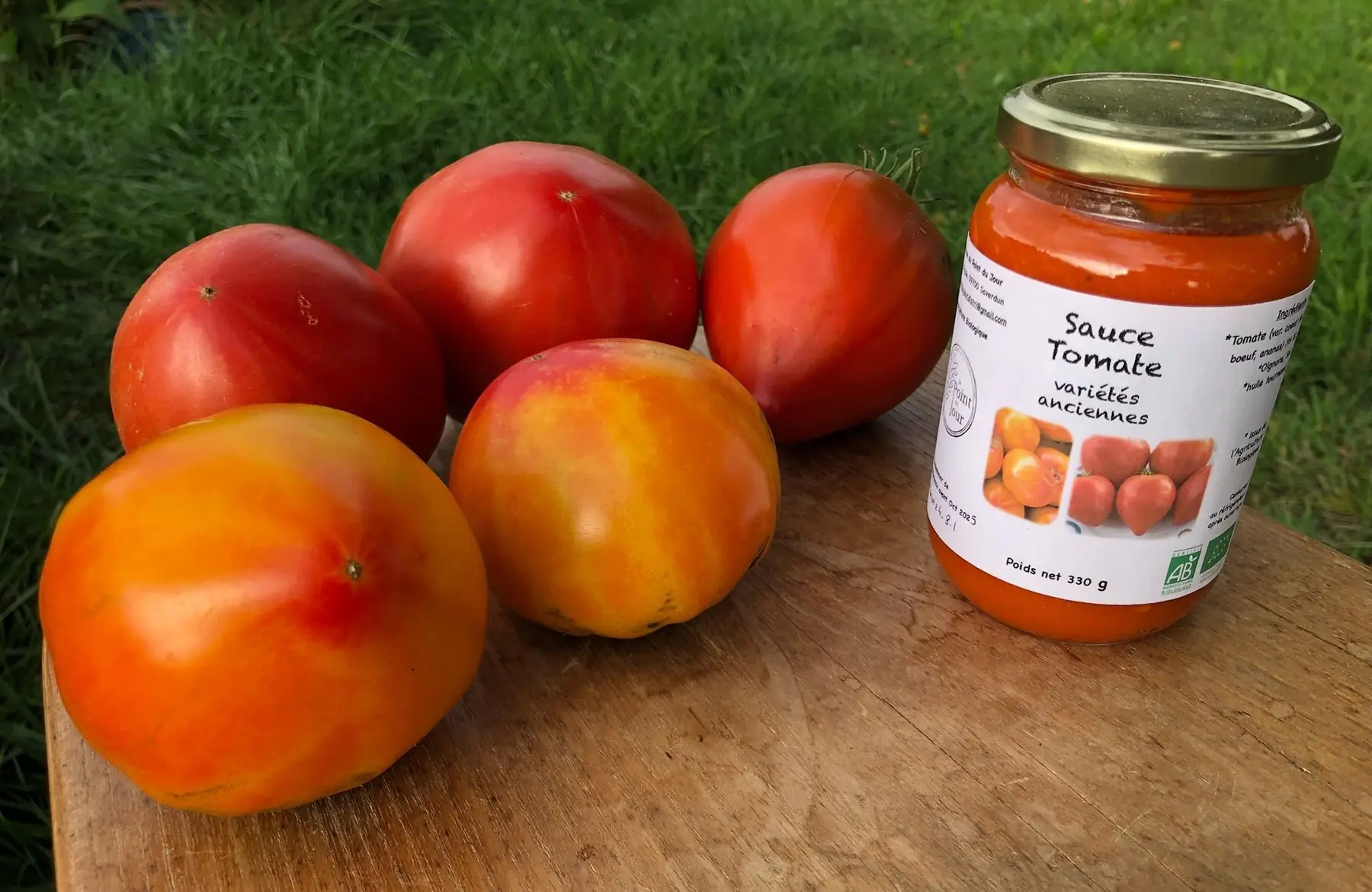 Sauce Tomates variétés anciennes