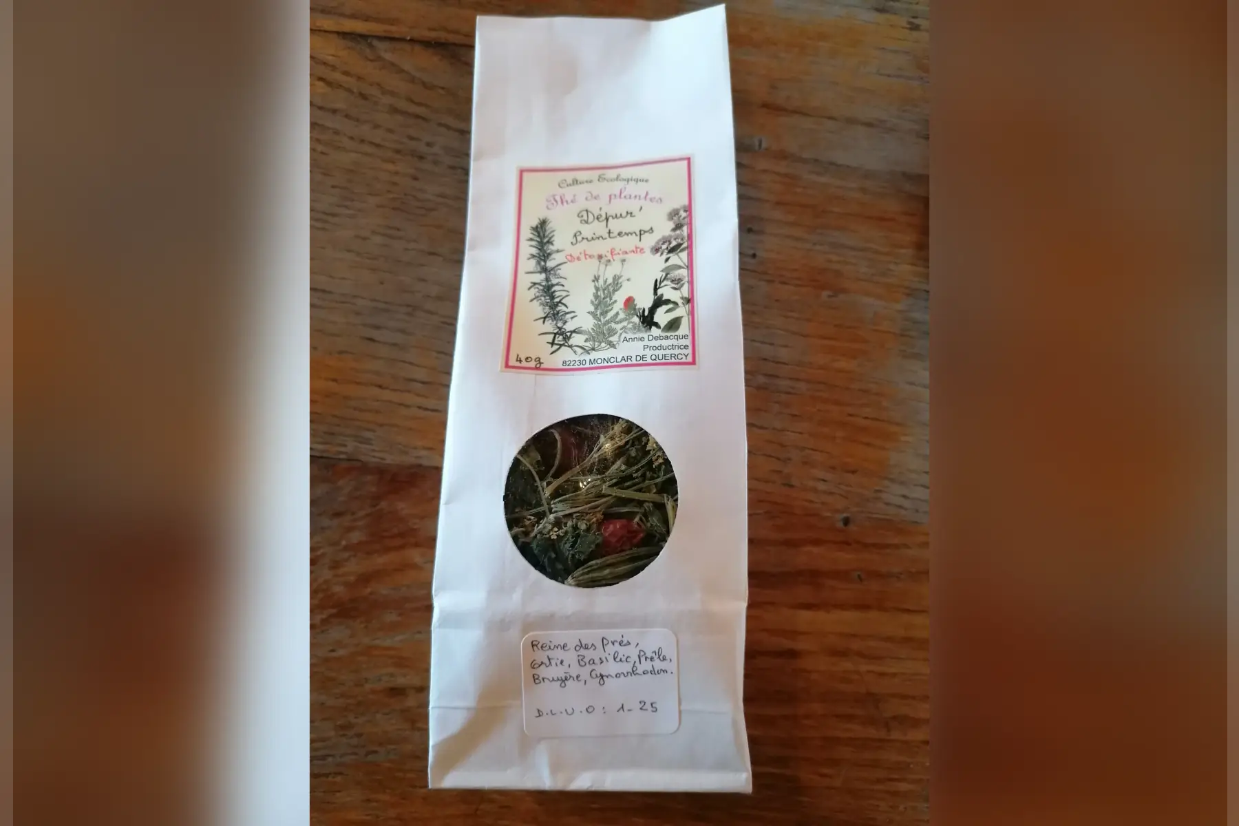 infusion : dépur'printemps - détoxifiante .