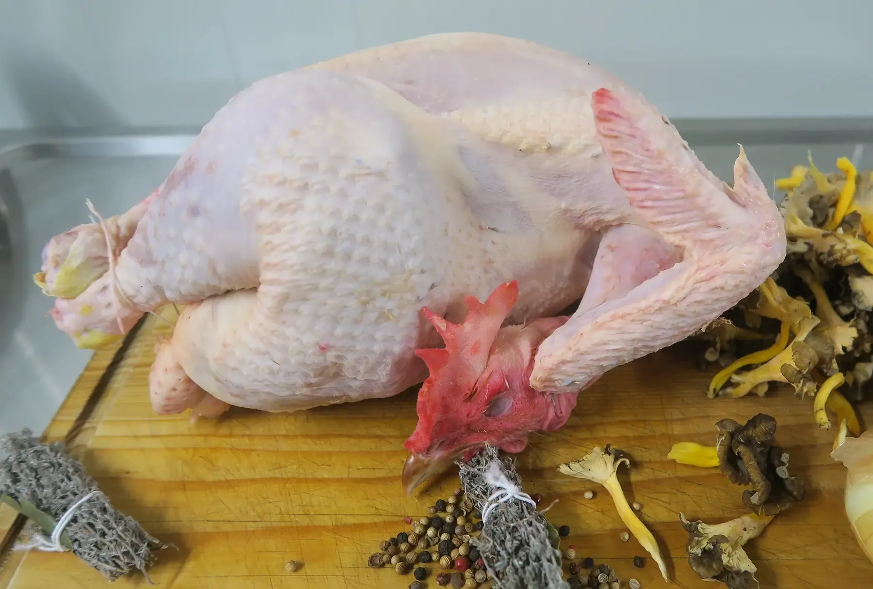 poulet prêt à cuire