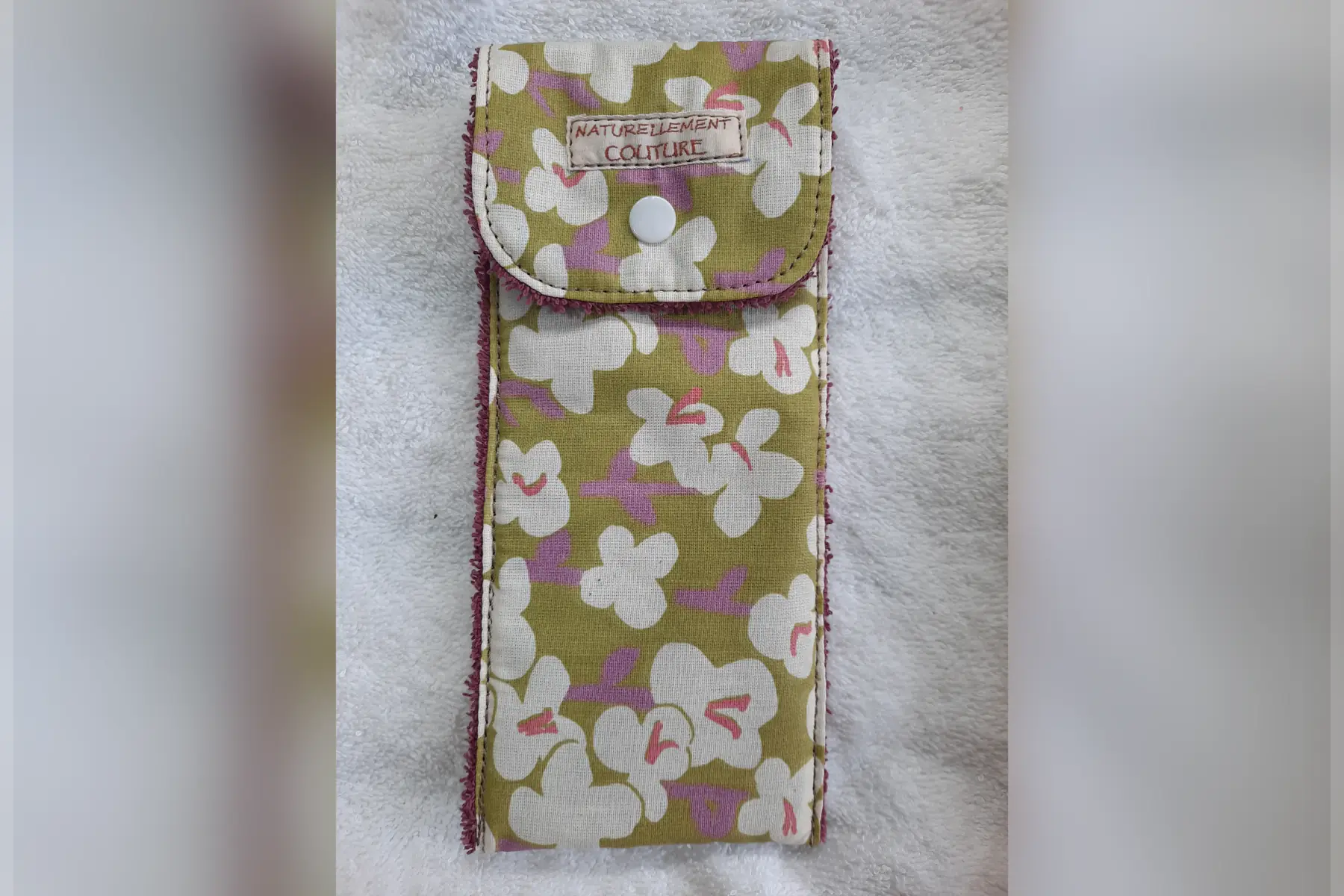 pochette brosse à dent "floral"