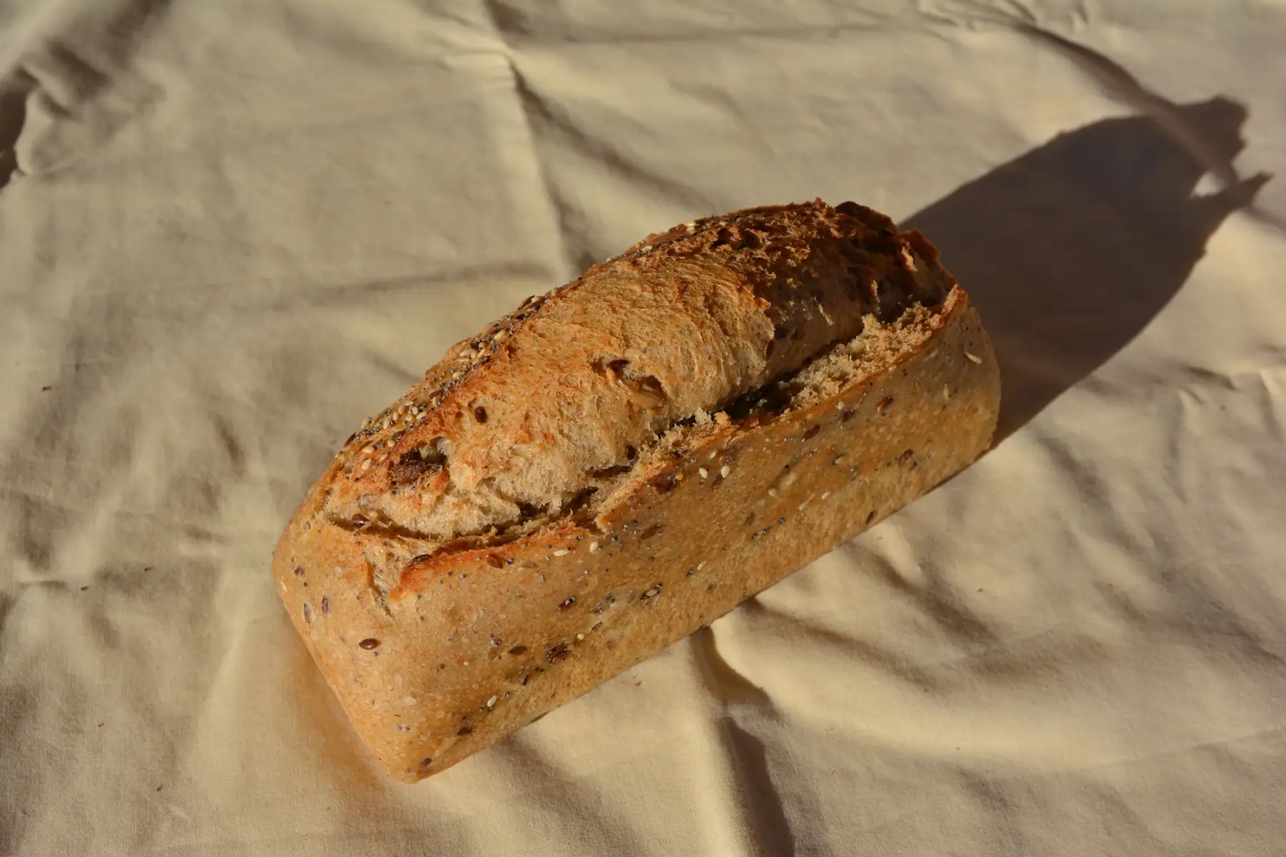 pain d'épeautre aux 5 graines