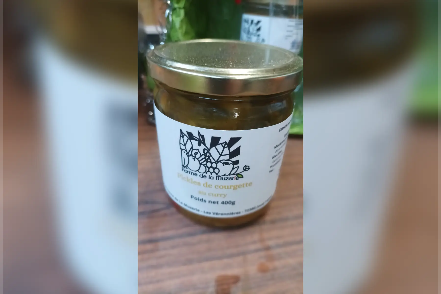 Pickles courgettes au curry