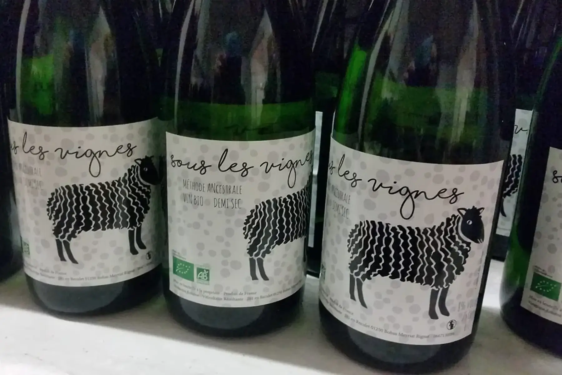 vin pétillant blanc sous les vignes 2024 carton