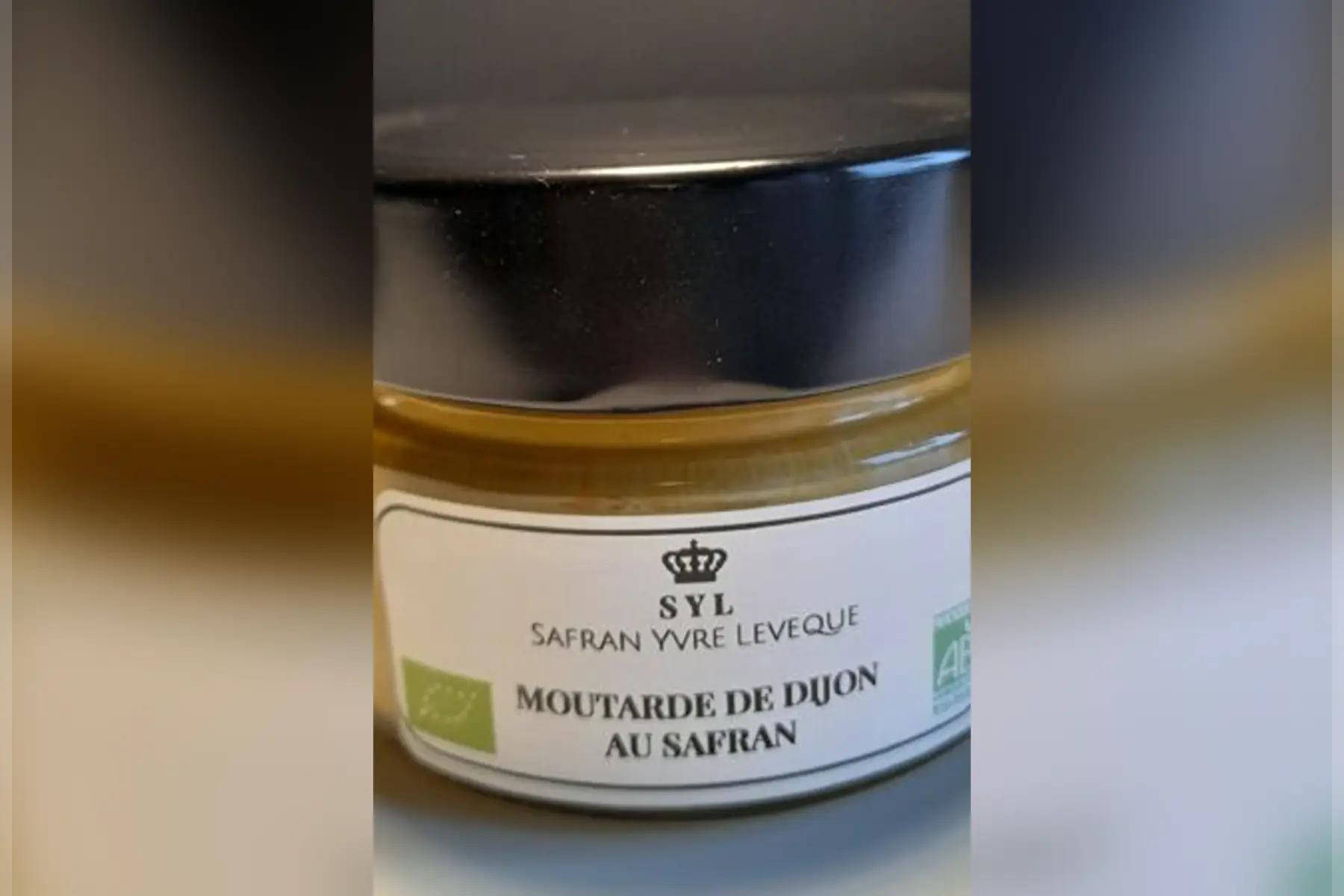 moutarde de dijon au safran bio