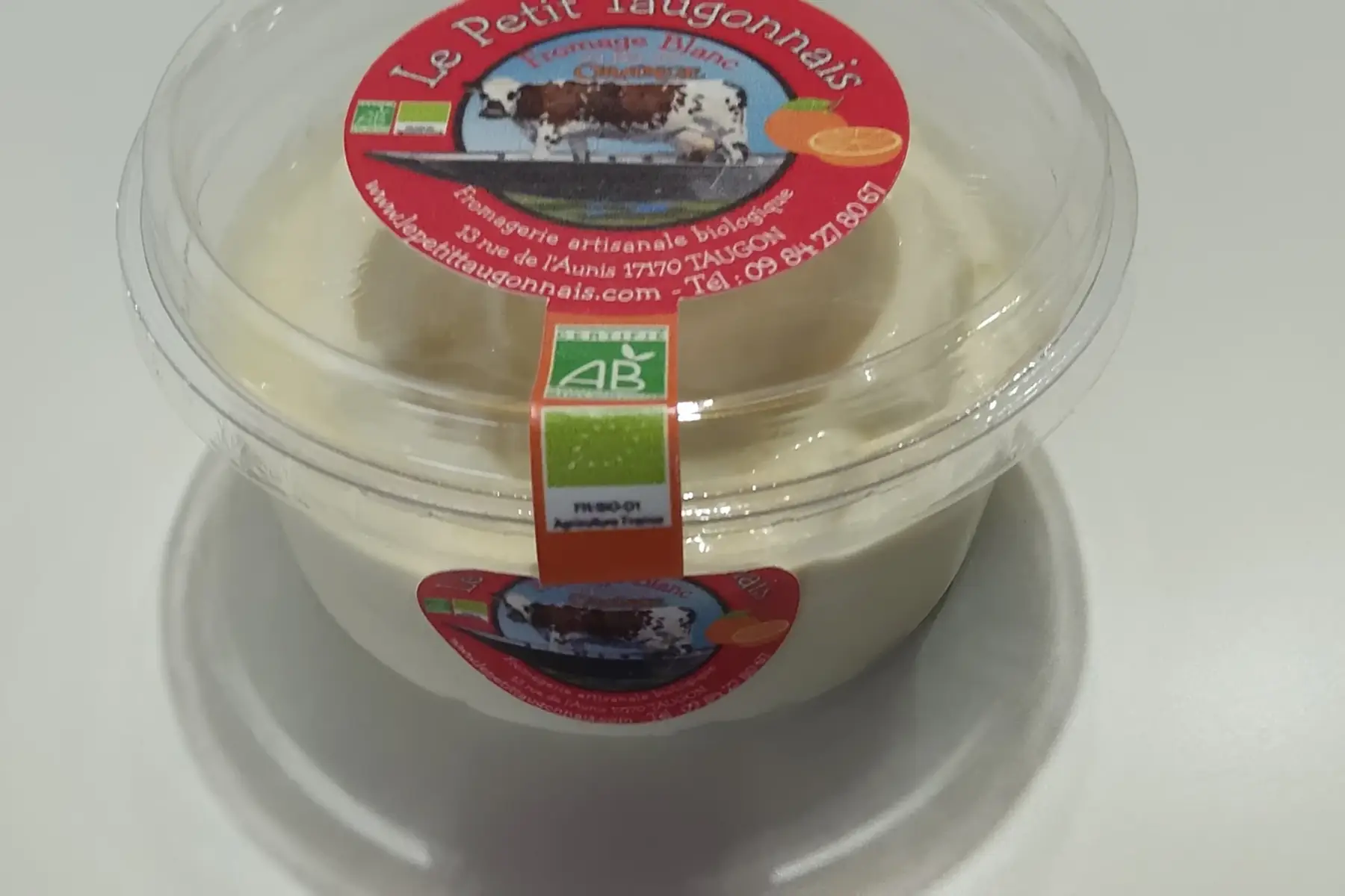 fromage blanc orange pot de 300g