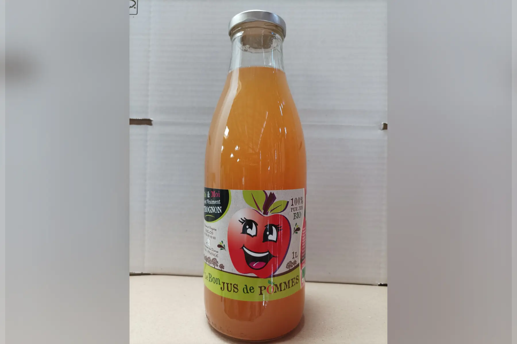 jus de pommes bio