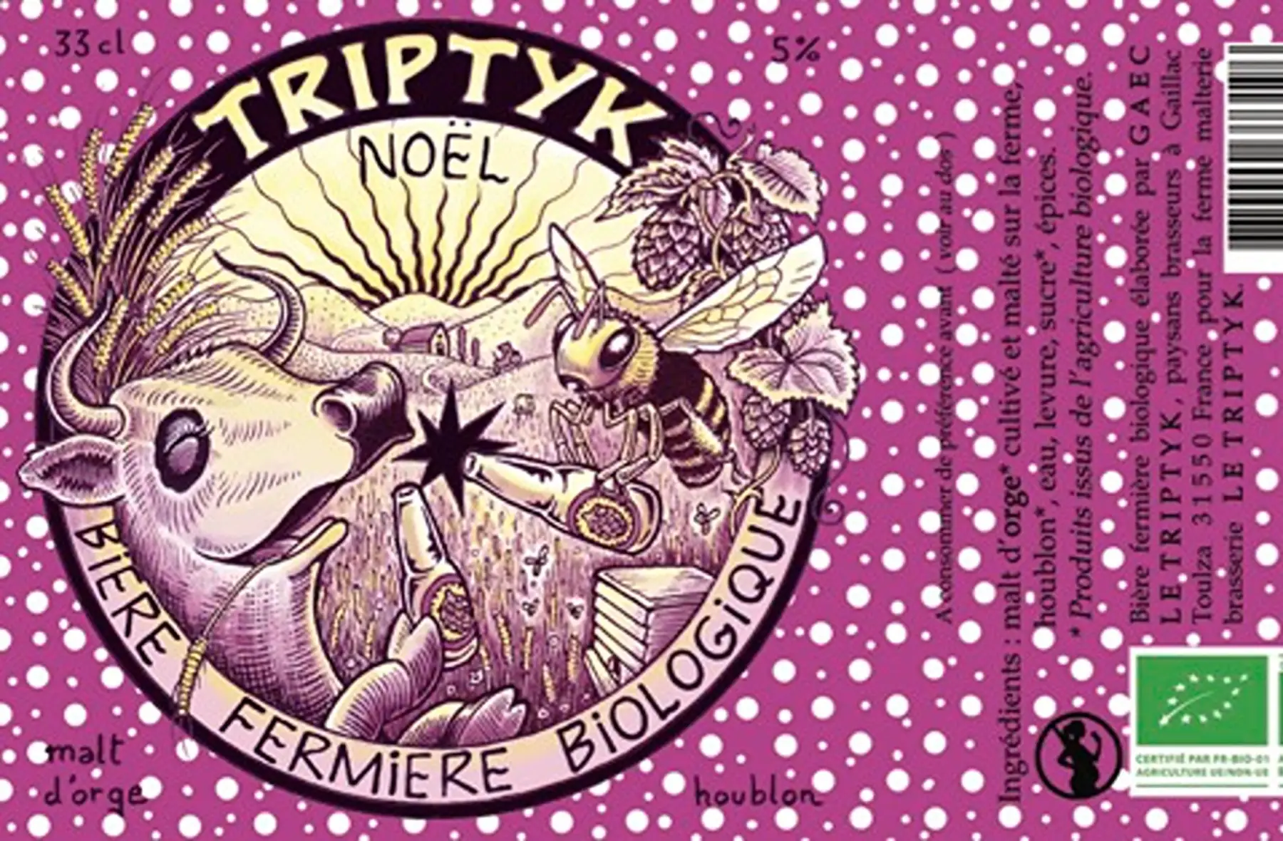 Ferme Malterie Brasserie LE TRIPTYK (LA BOURDETTE)