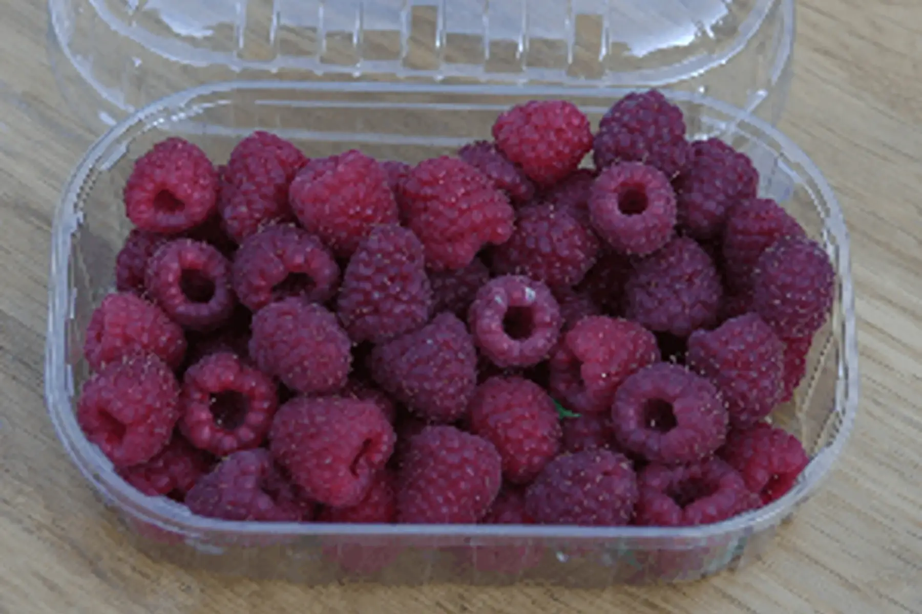 framboises - barquettes de 250g
