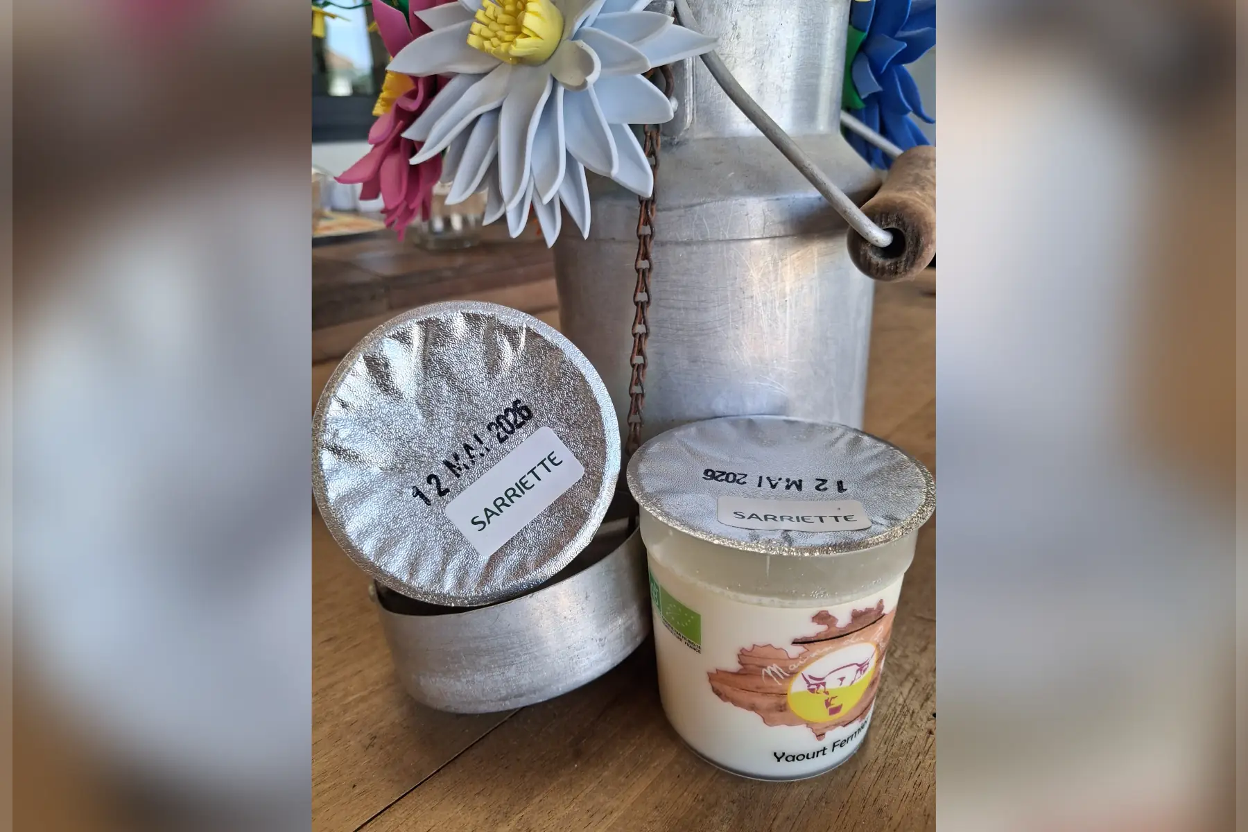 yaourt infusé à la Sarriette