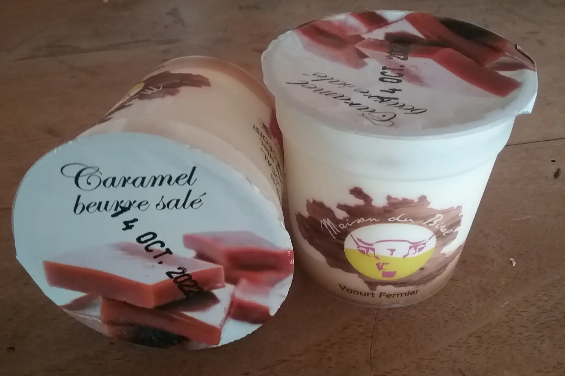 yaourt brassé au caramel beurre salé