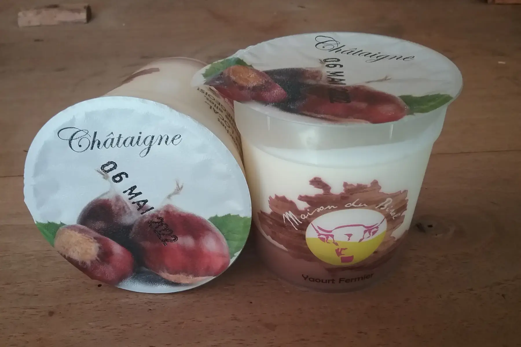 yaourt brassé à la châtaigne