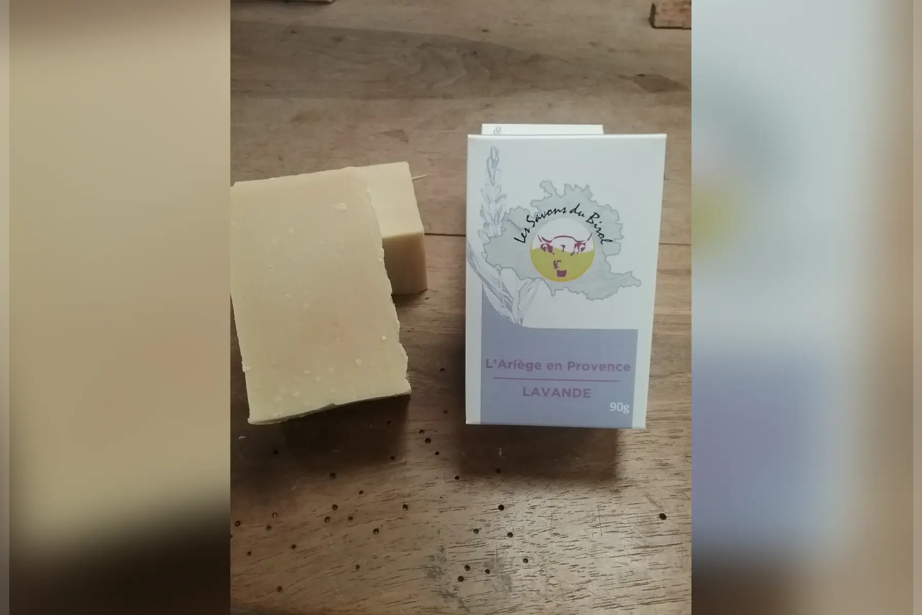 savon à la lavande (au lait de vache de La Maison du Birol)