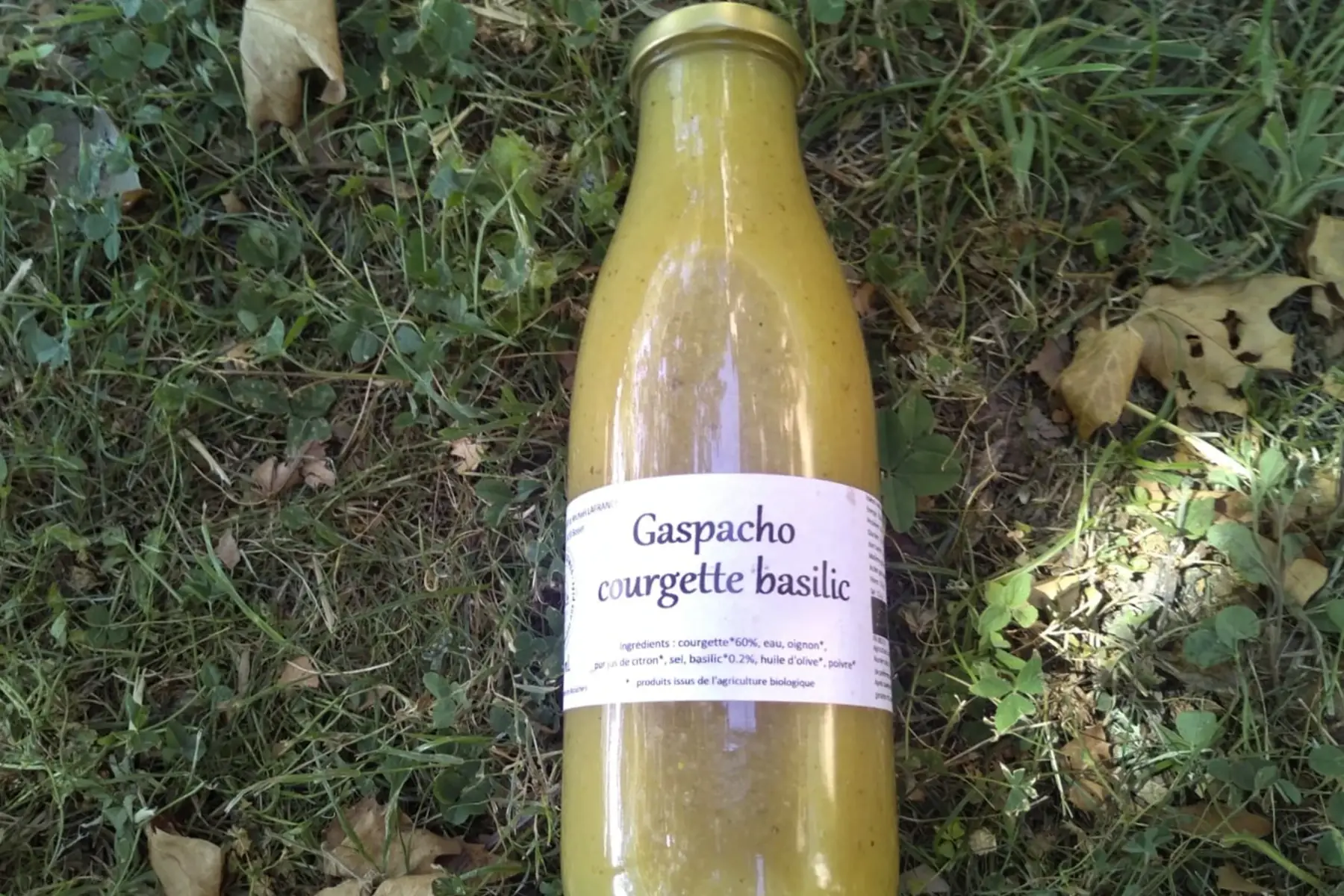 gaspacho courgette basilic (consigne 0,50€)