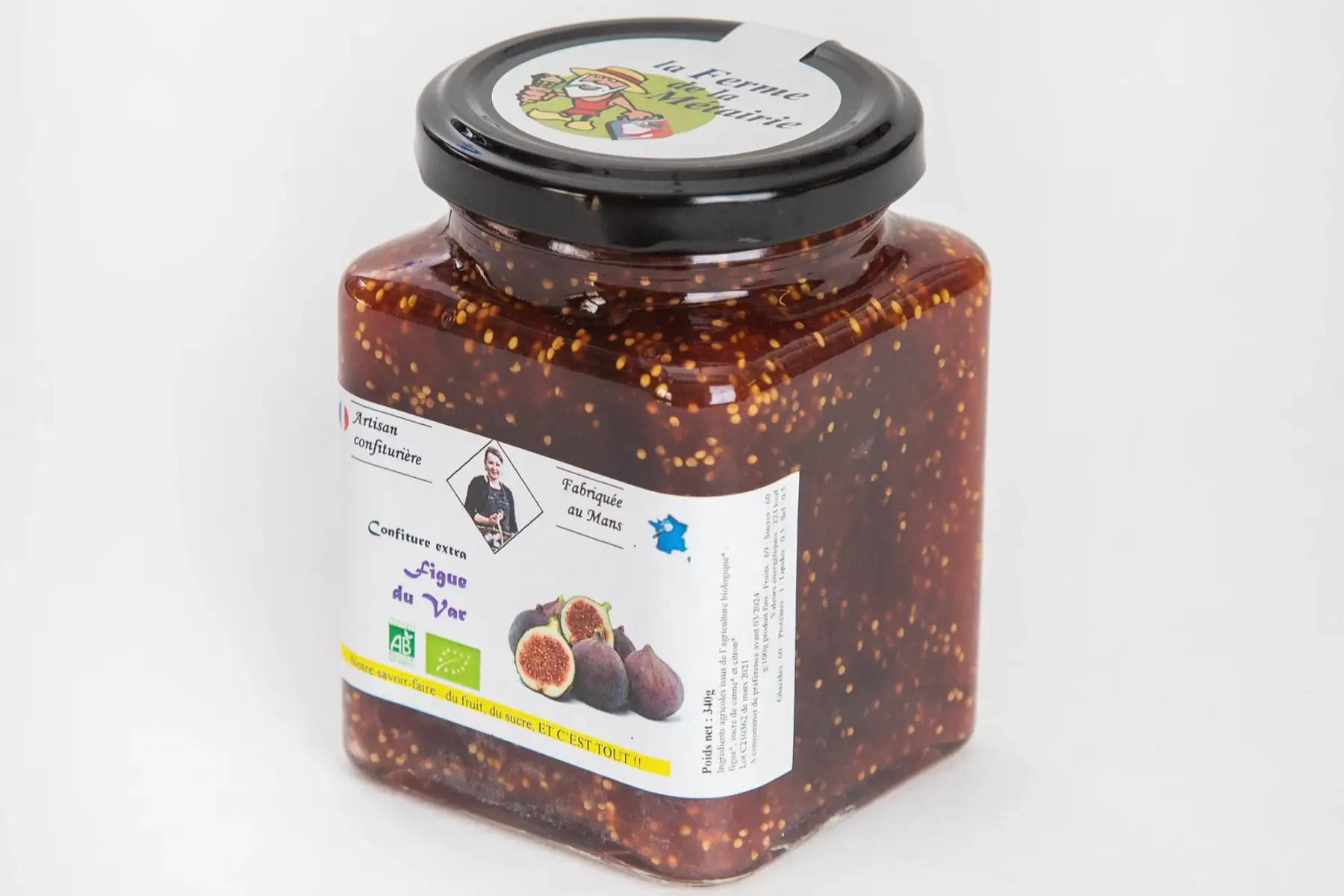 confiture extra figue var 330g