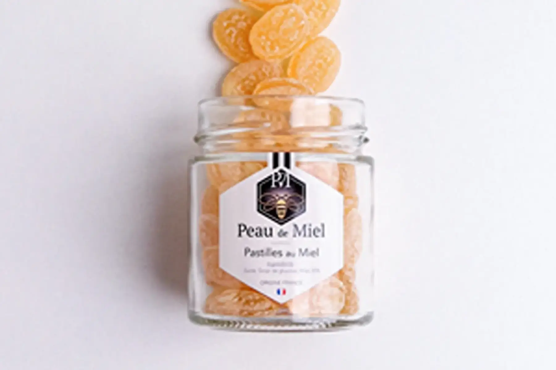 5 pot de pastilles au miel