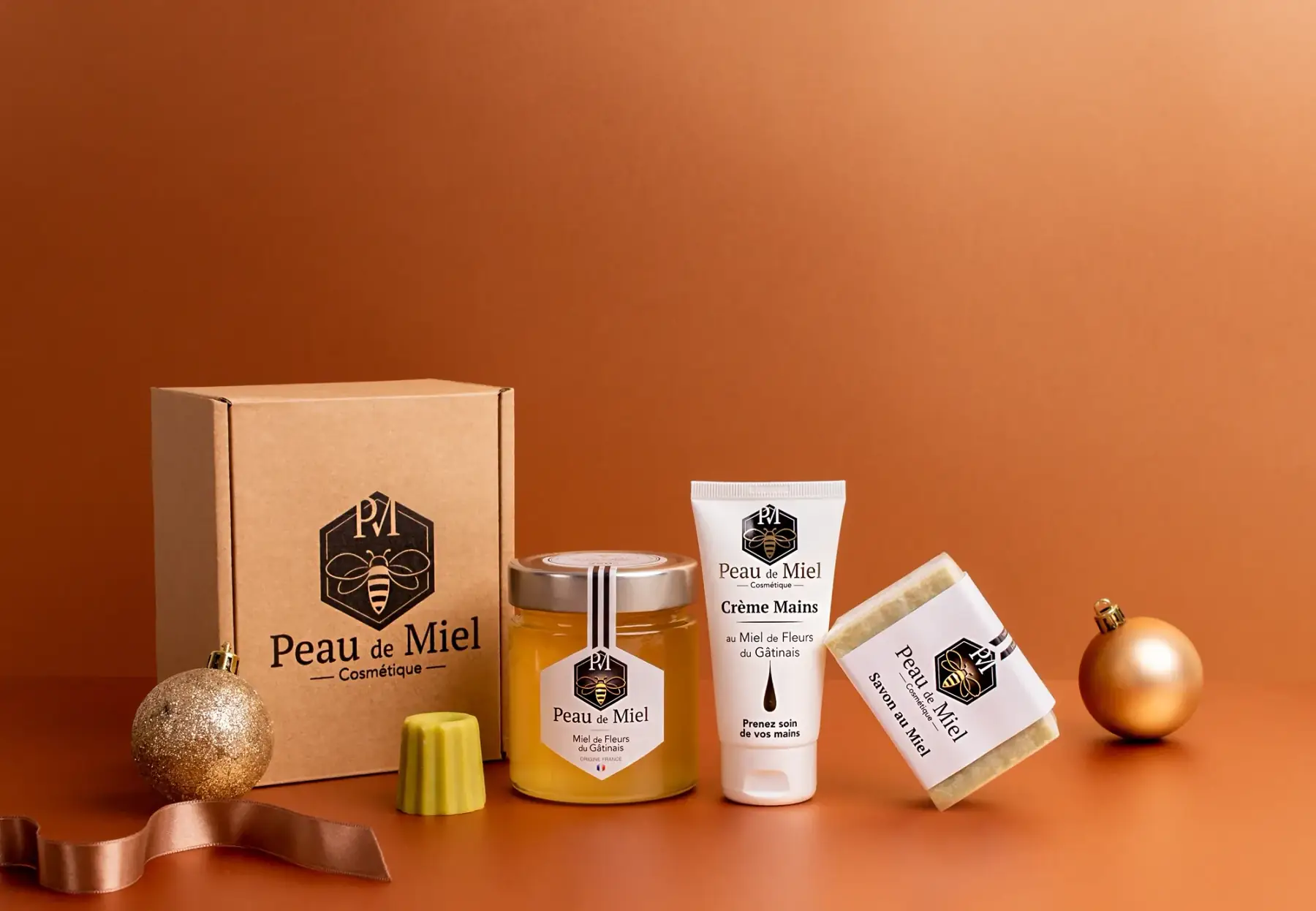coffret miel de fleurs