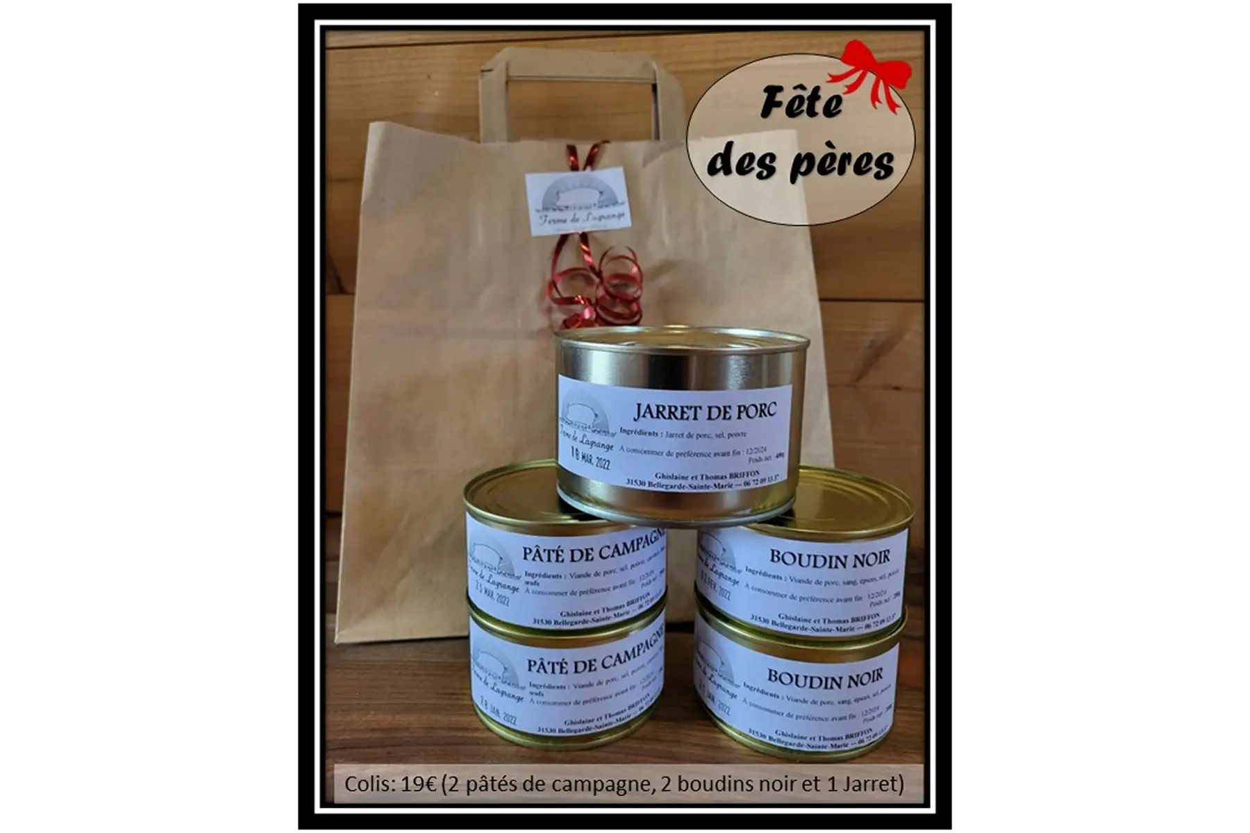 colis fête des pères