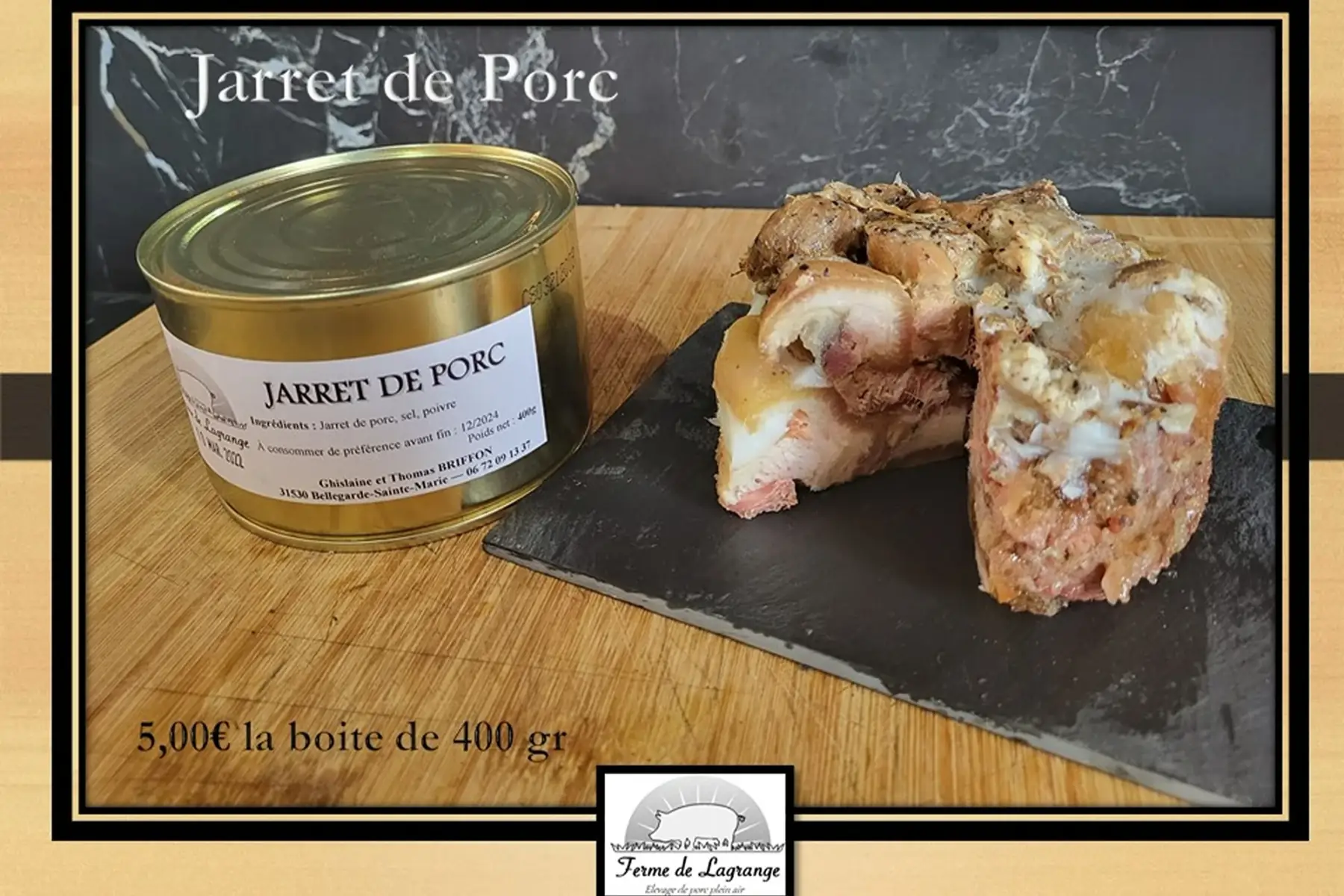 jambonneau de porc - 400gr