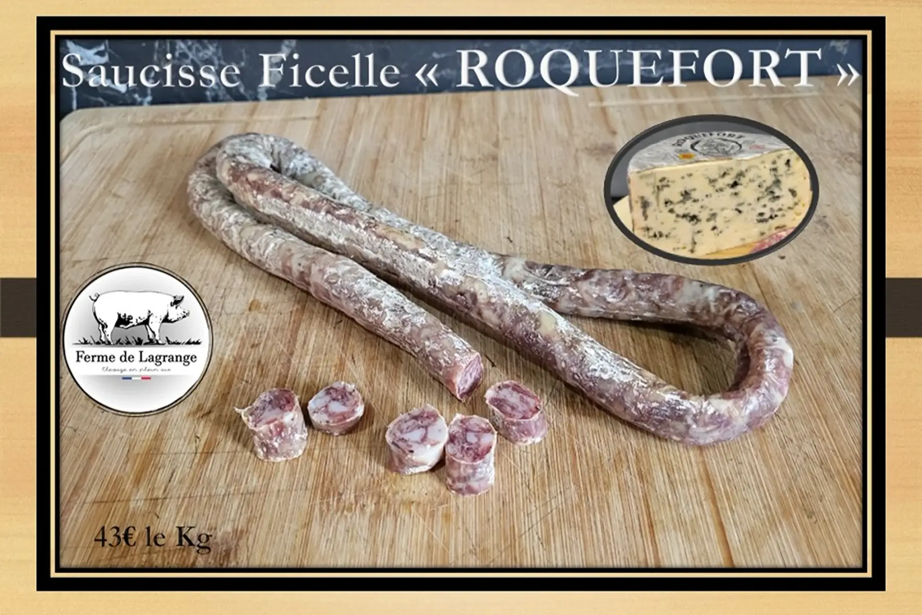 ficelle sèche au roquefort