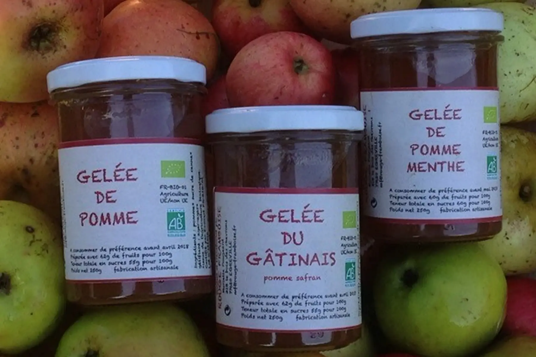 gelée de pomme, 250g.