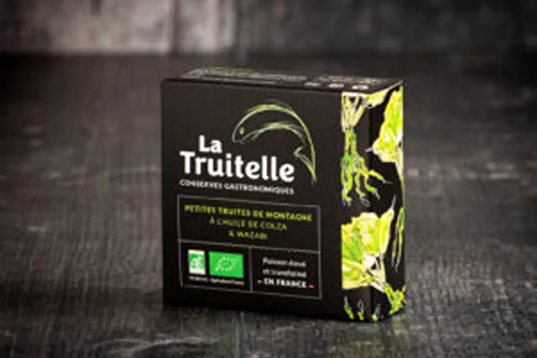 23-petites truites de montagne à l'huile de colza et wazabi