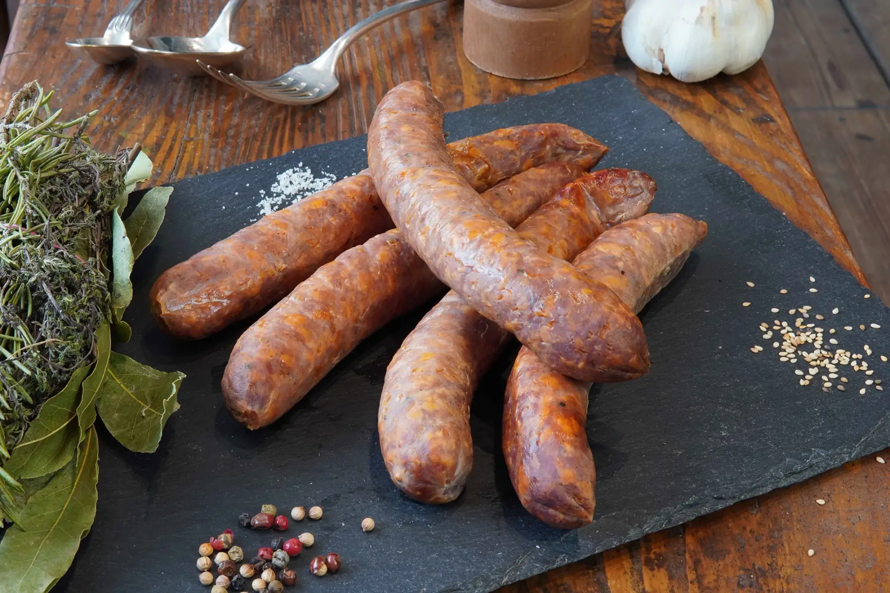 saucisses fumées bio 500gr (4 pièces)