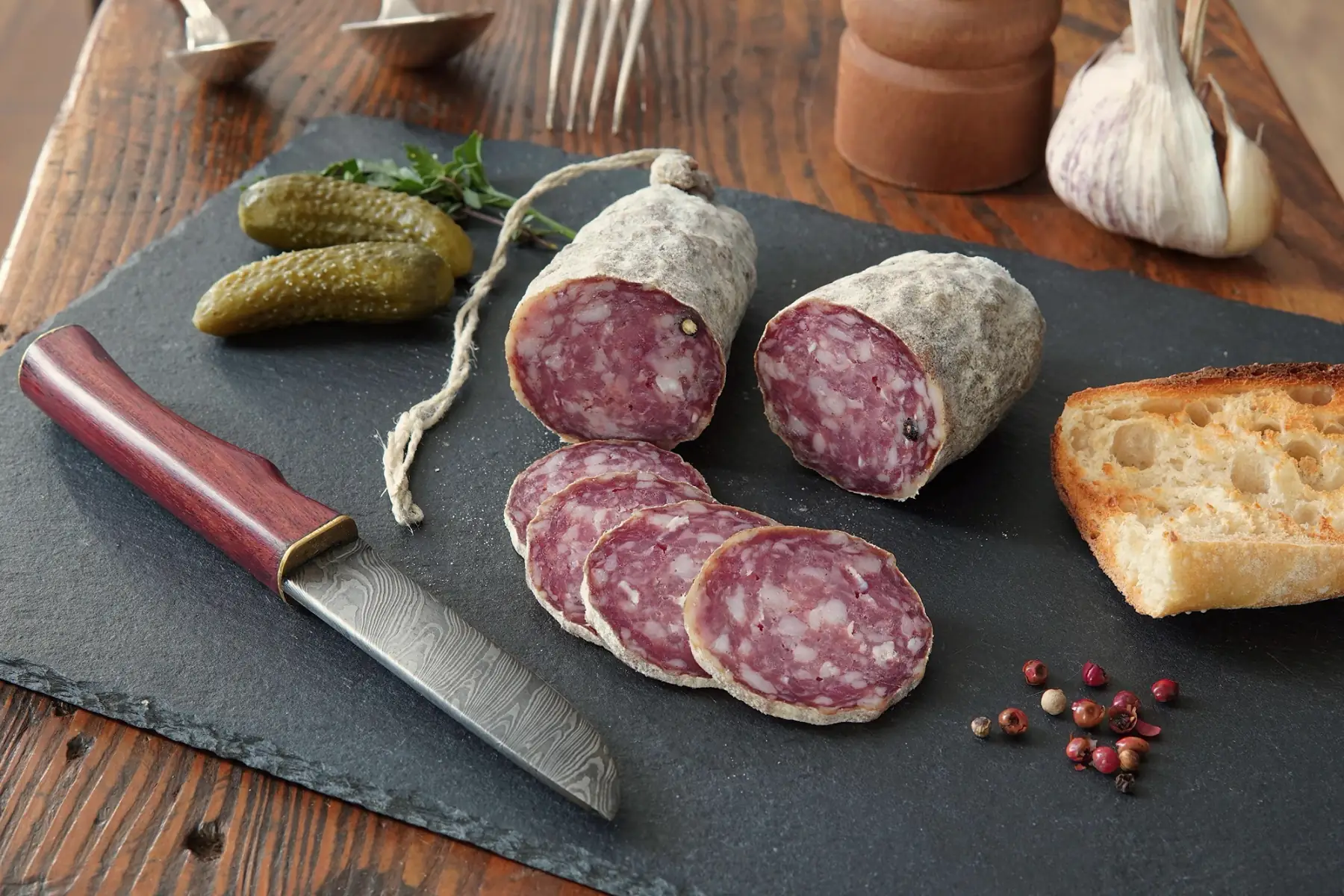 Saucisson sec aux Noix Bio 250g