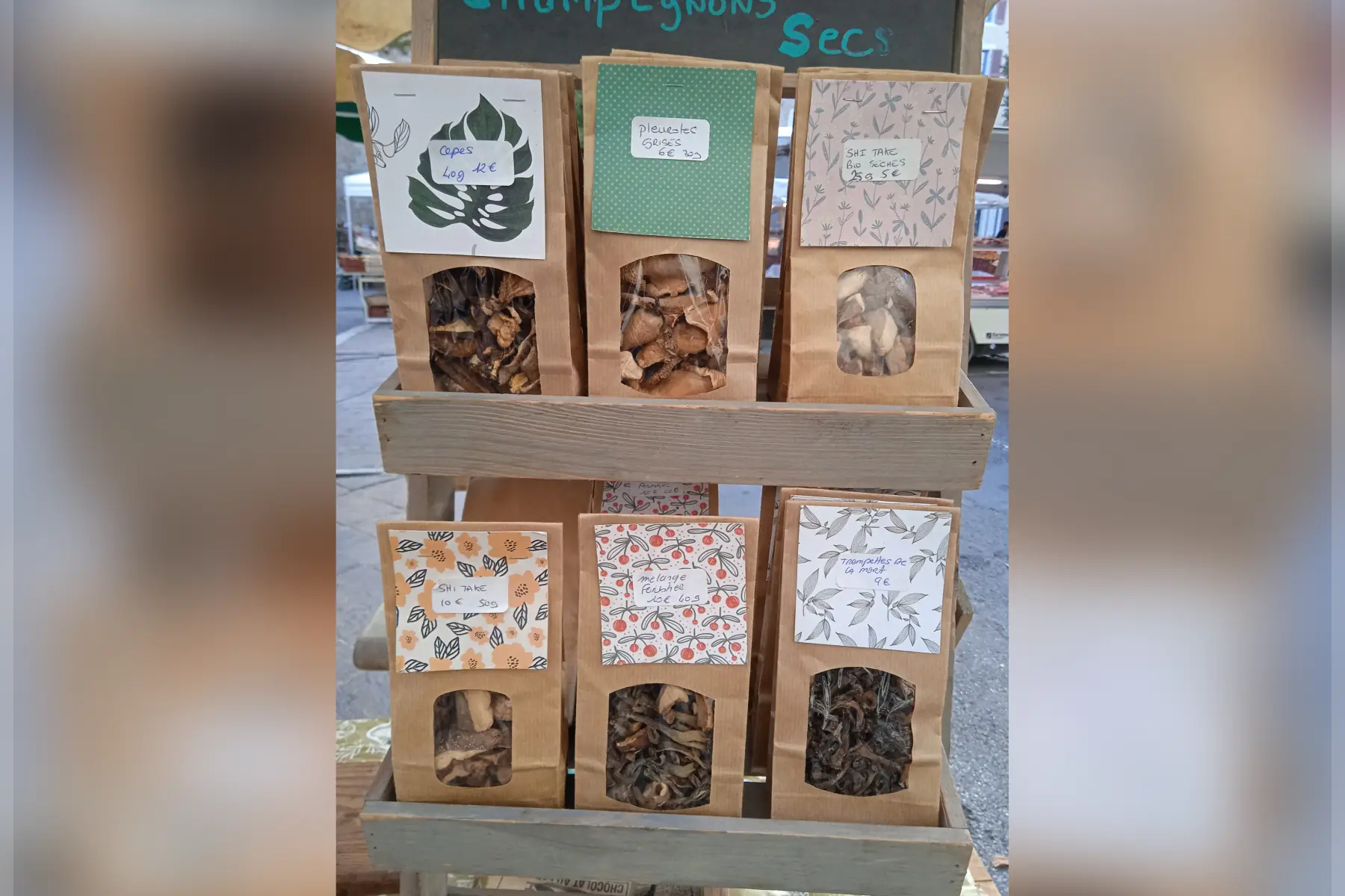 champignons séchés/ shiitake