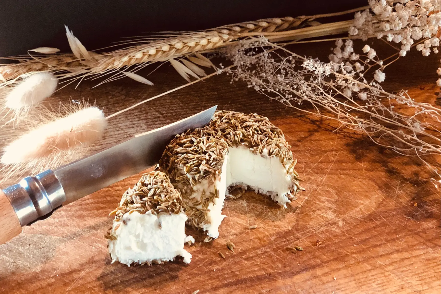 fromage de chèvre au cumin