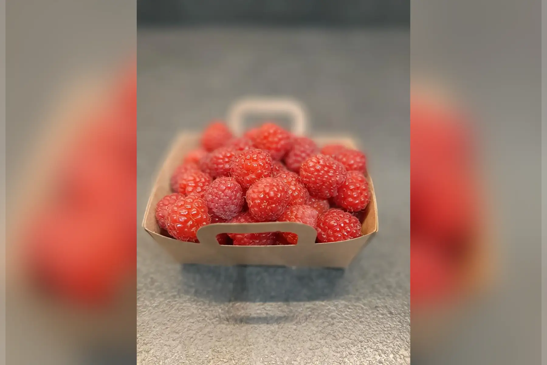 Barquette framboise 125g