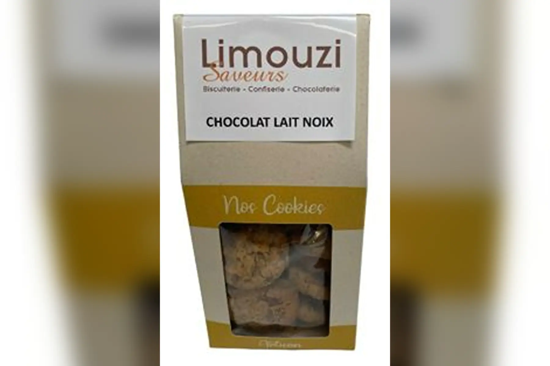 cookies chocolat lait noix 150g