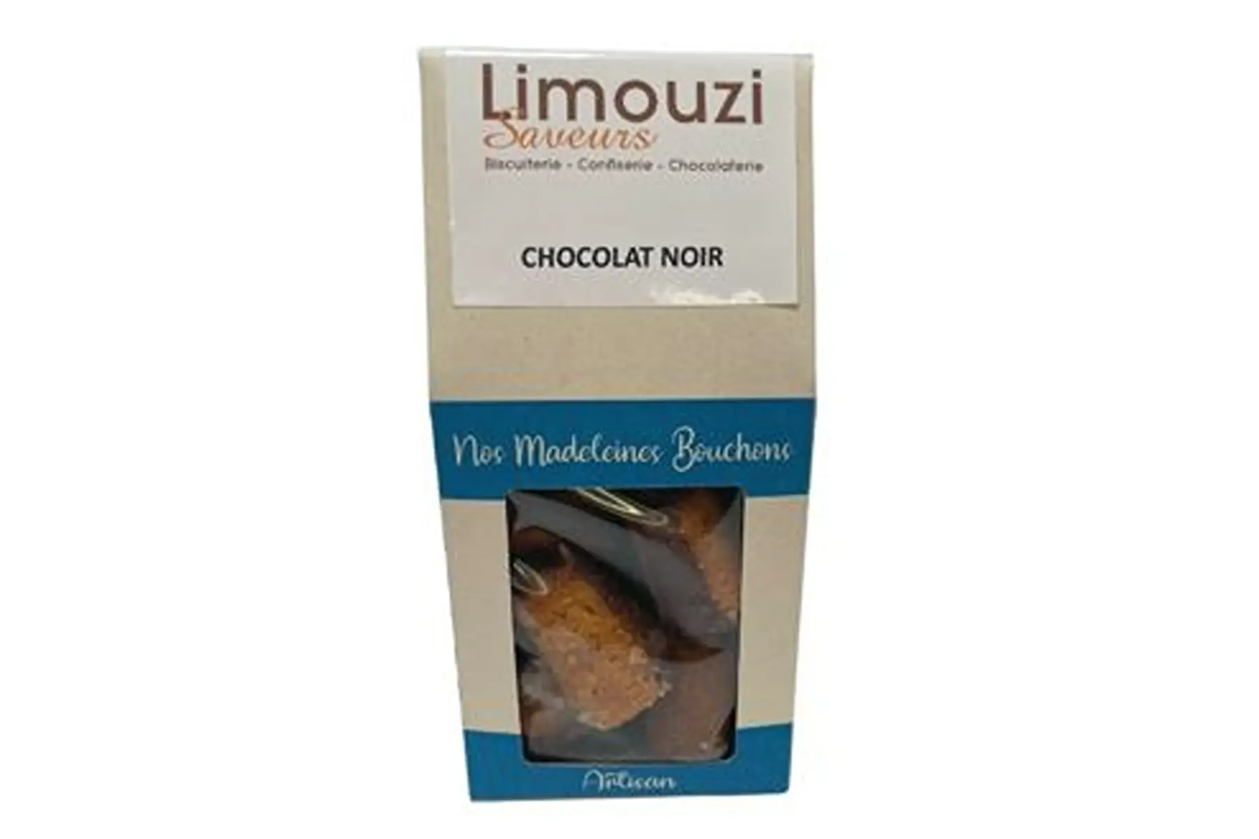 madeleines bouchon chocolat noir 66% 150g