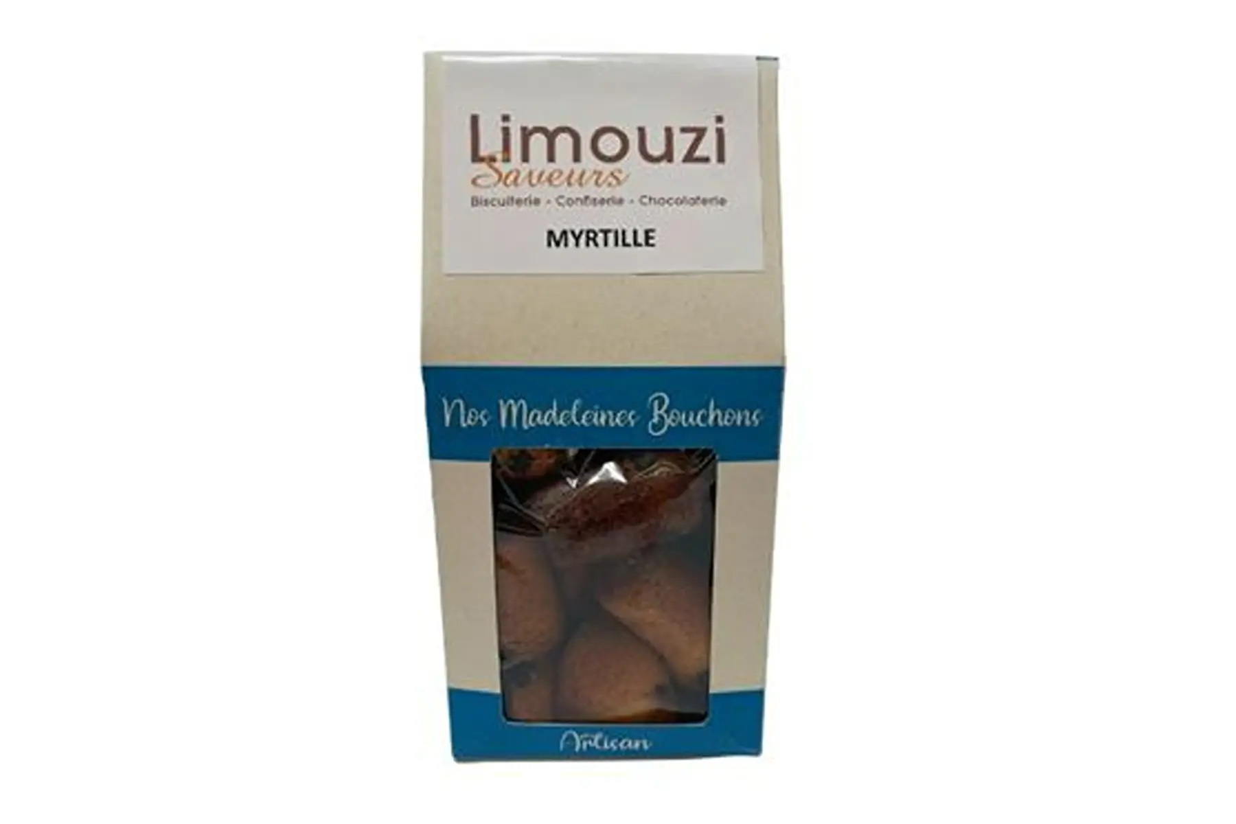 madeleines bouchon myrtille 150g