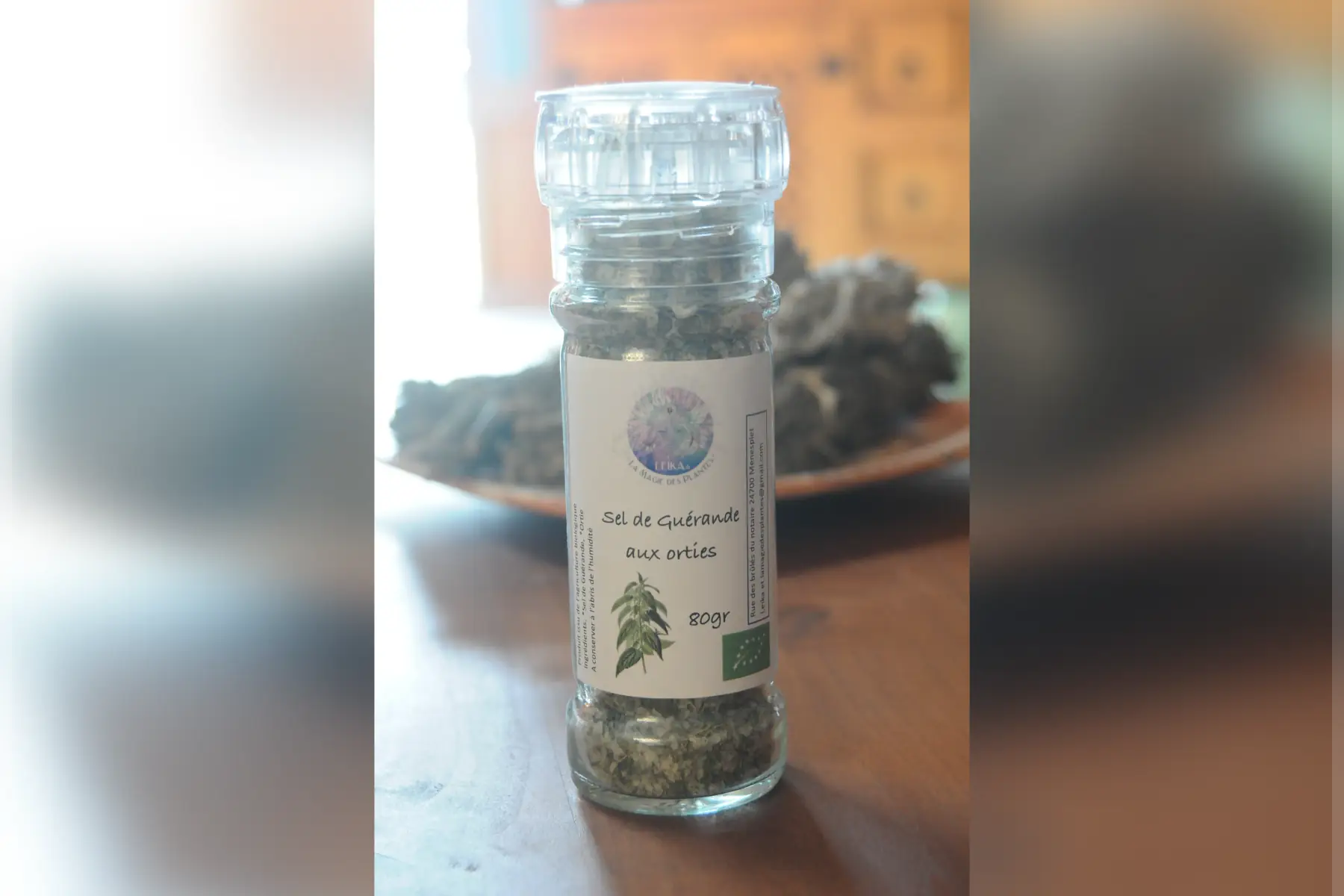 sel de guérande aux orties (moulin verre rechargeable)