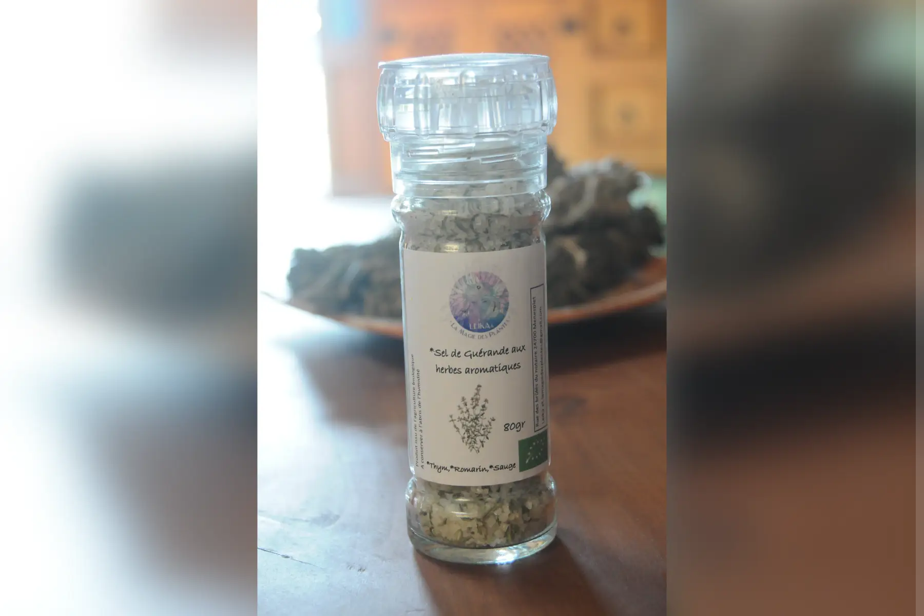 sel de guérande aux herbes aromatiques (thym, romarin, sauge)