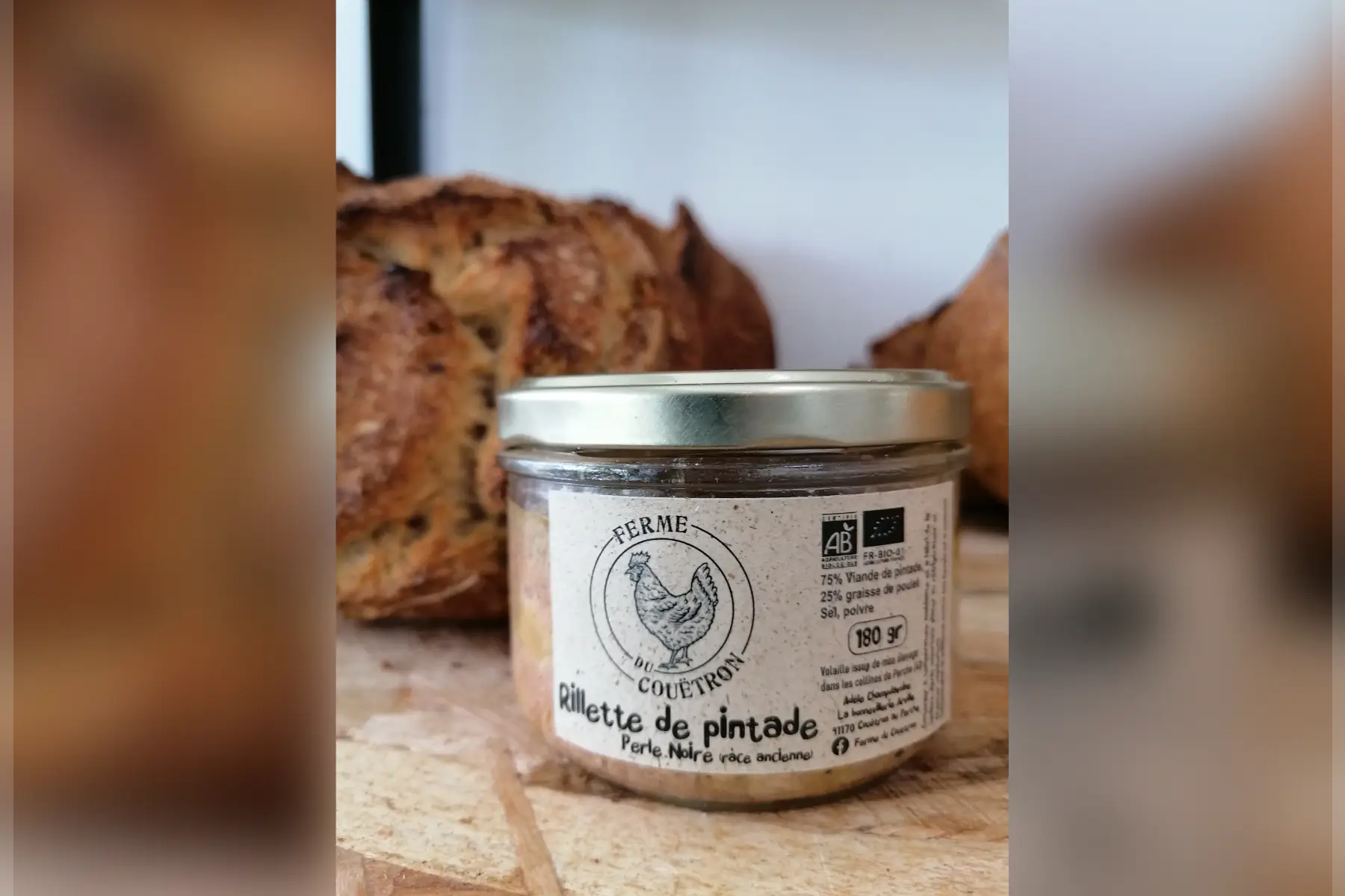 rillettes de pintade