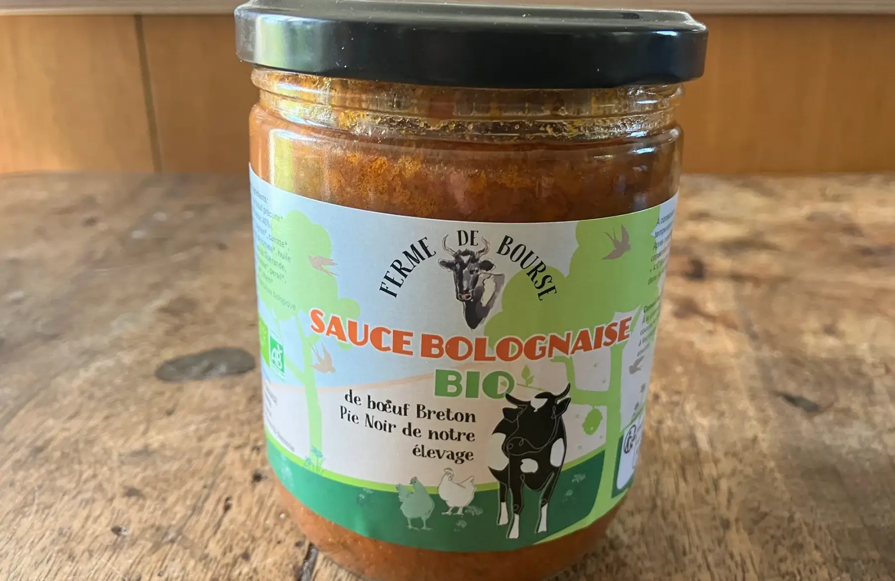 Sauce bolognaise à la viande de bœuf bio