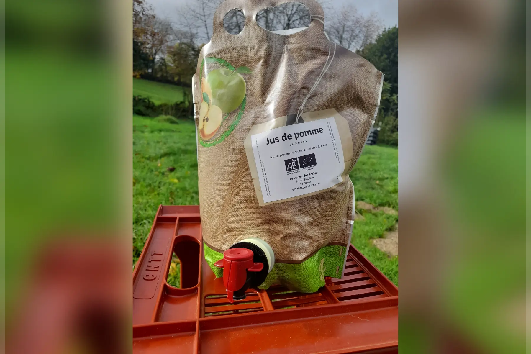 jus de pomme bio