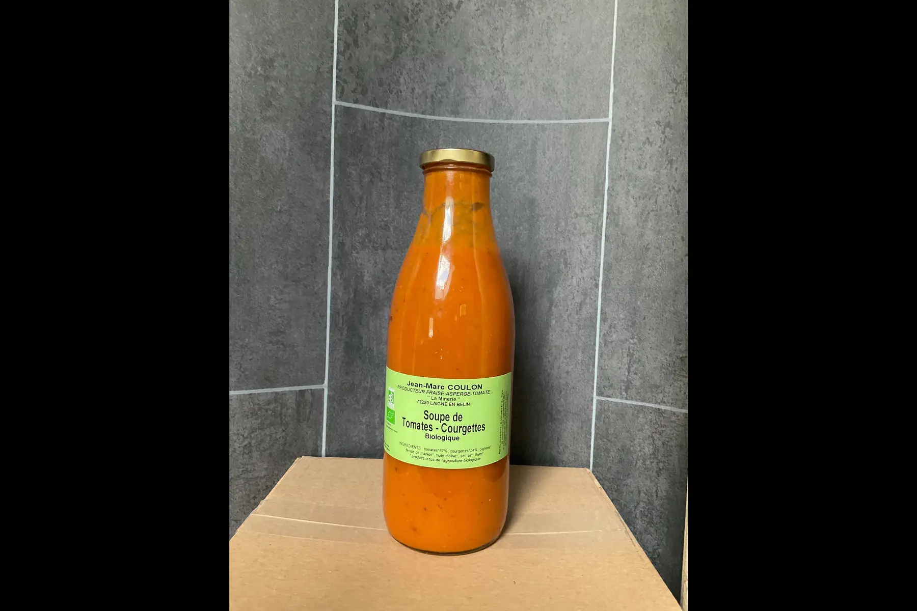 soupe de tomates-courgettes