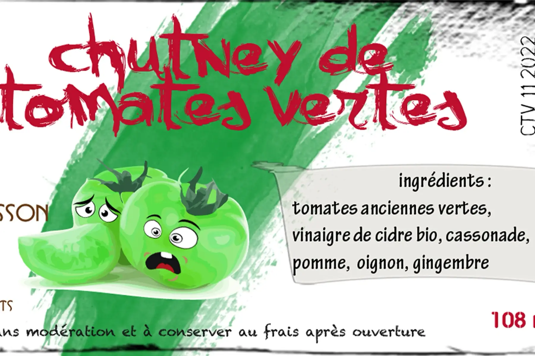 chutney de tomates vertes